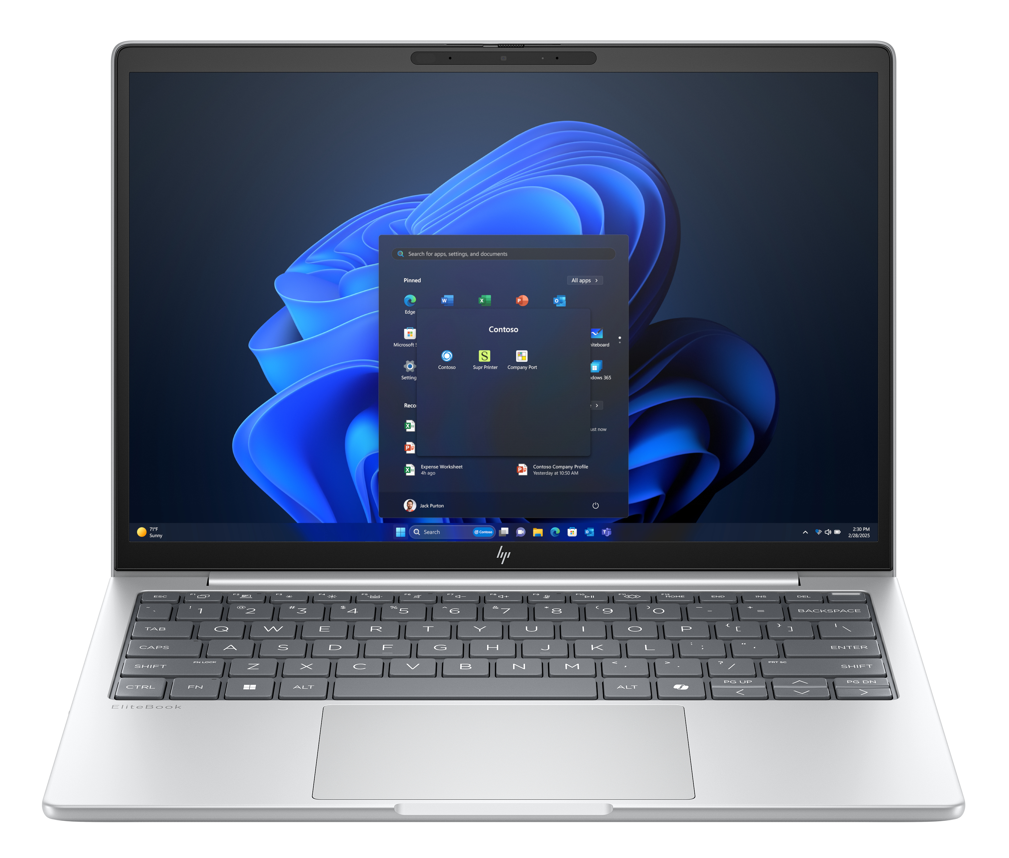 HP EliteBook 8 G1i AI Wolf Pro Security Edition Intel Core Ultra 7 255U Laptop 33,8 cm (13.3") WUXGA 32 GB LPDDR5x-SDRAM 1 TB SSD Wi-Fi 6E (802.11ax) Windows 11 Pro AI PC Zilver (AD3S0ET#ABH) thumbnail
