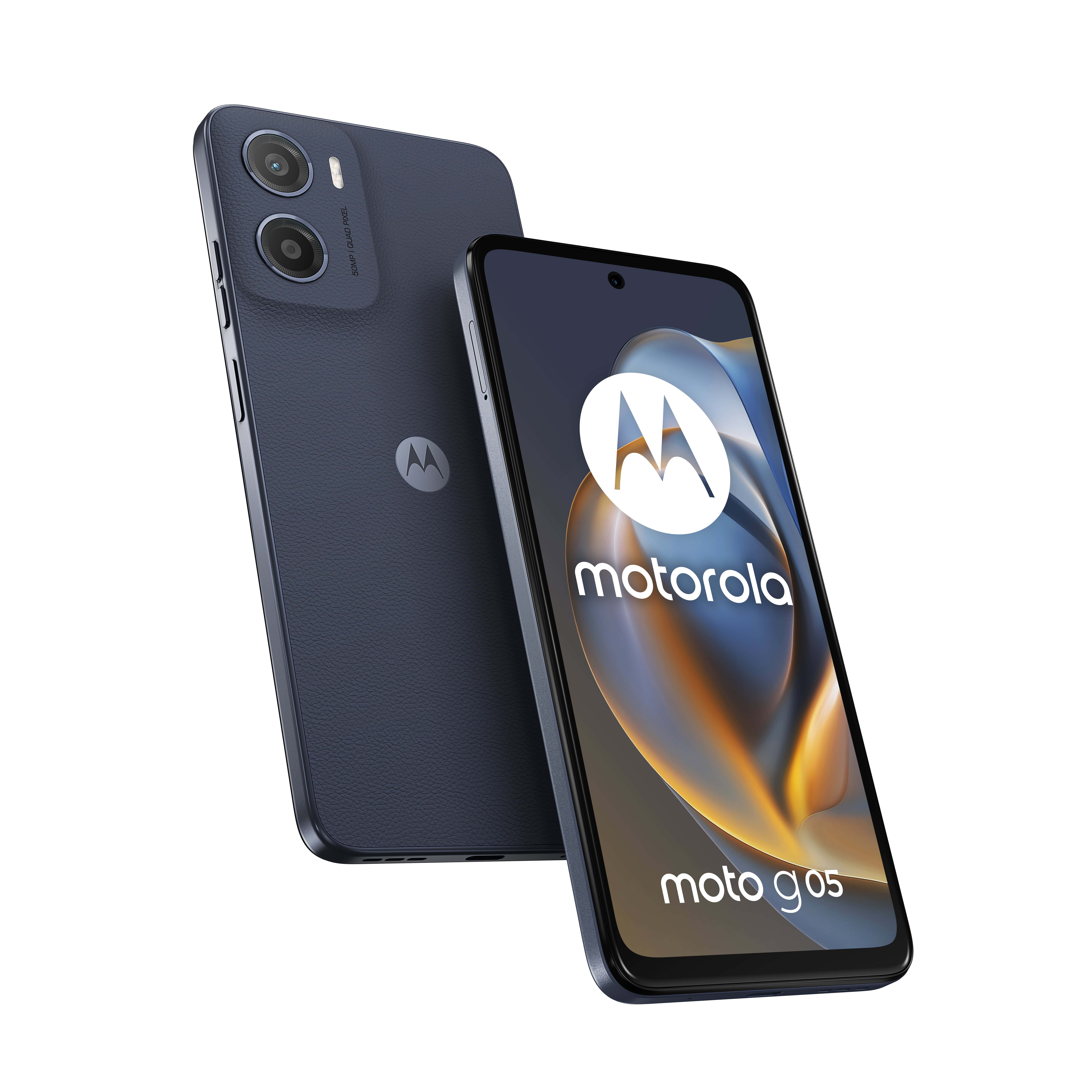 Motorola moto g05 16,9 cm (6.67) Dual SIM Android 15 4G USB Type-C 4 GB 128 GB 5200 mAh Blauw (PB6L0054PL) thumbnail