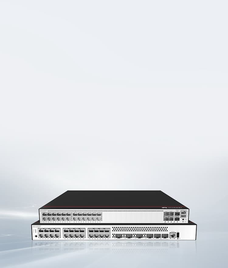 Huawei S5700 Series Ethernet Switch - 24*10/100/1000BASE-T ports, 4*10GE SFP+ ports, 2*12GE stack ports (S5735I-S24T4XE-V2) thumbnail