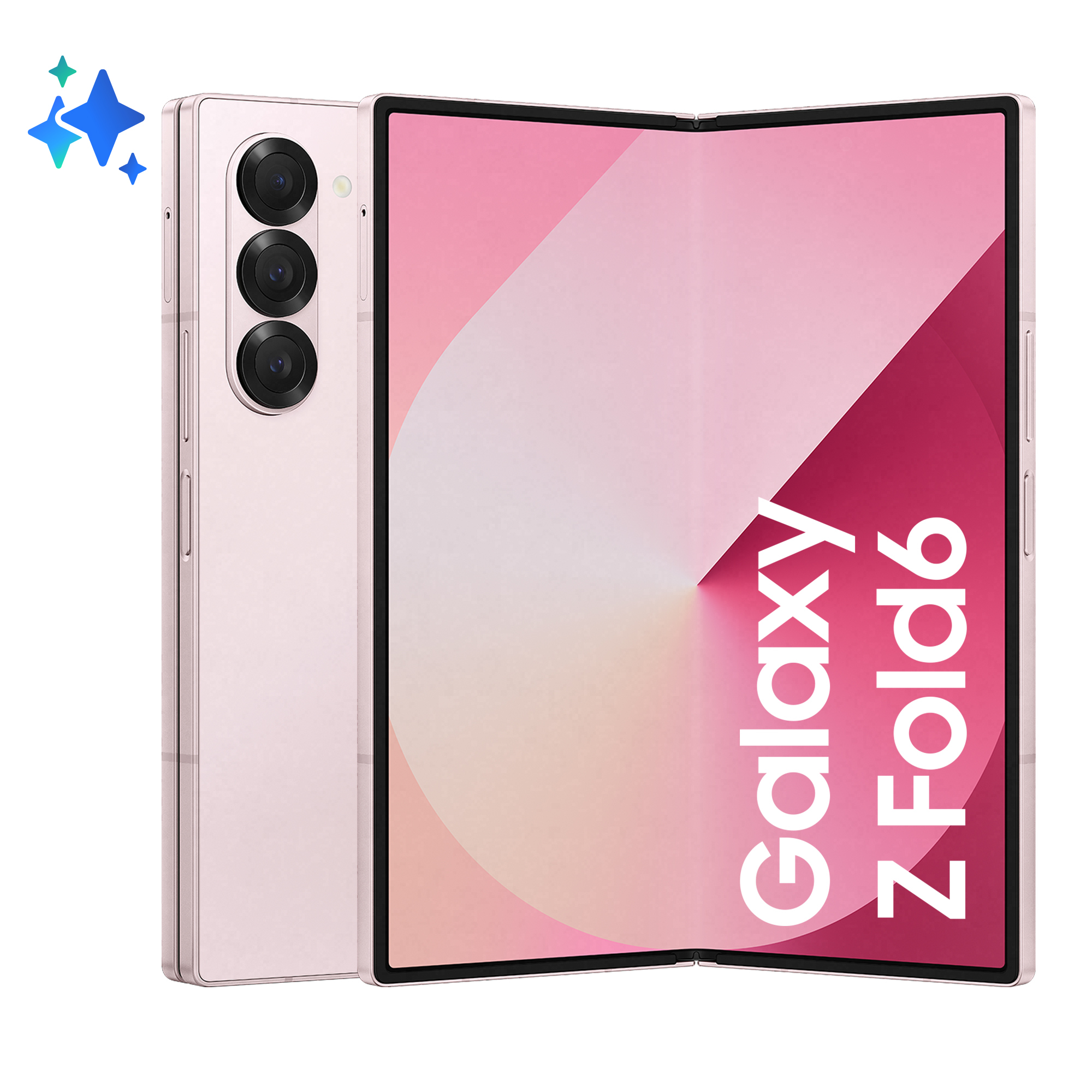 Samsung Galaxy Z Fold6 19,3 cm (7.6) Dual SIM Android 14 5G USB Type-C 12 GB 256 GB 4400 mAh Roze (SM-F956BLIBEUE) thumbnail