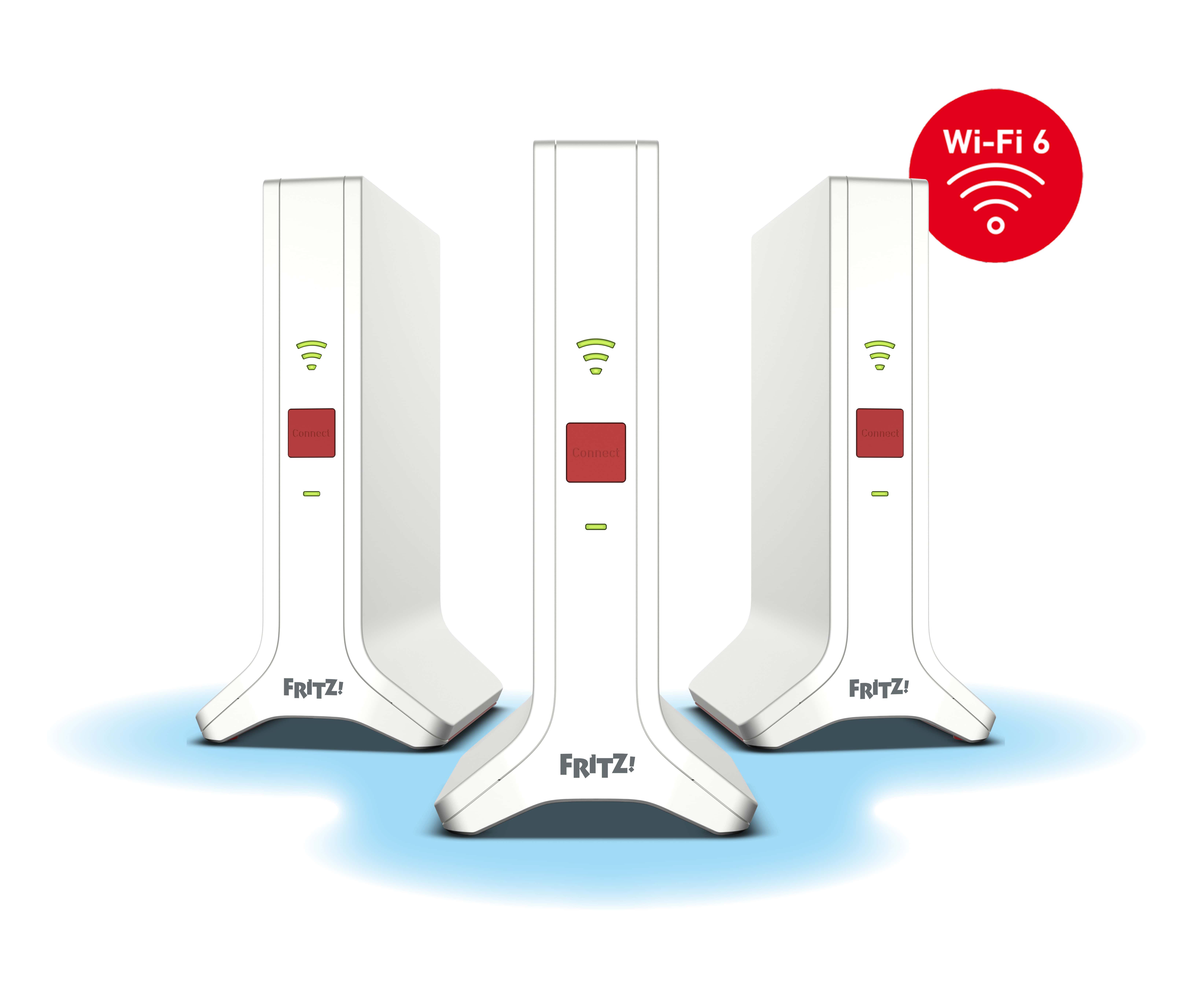 Mesh Set 4200 Dual-band (2.4 GHz / 5 GHz) Wi-Fi 6E (802.11ax) Rood, Wit 2x2/4x4 (20003107) thumbnail