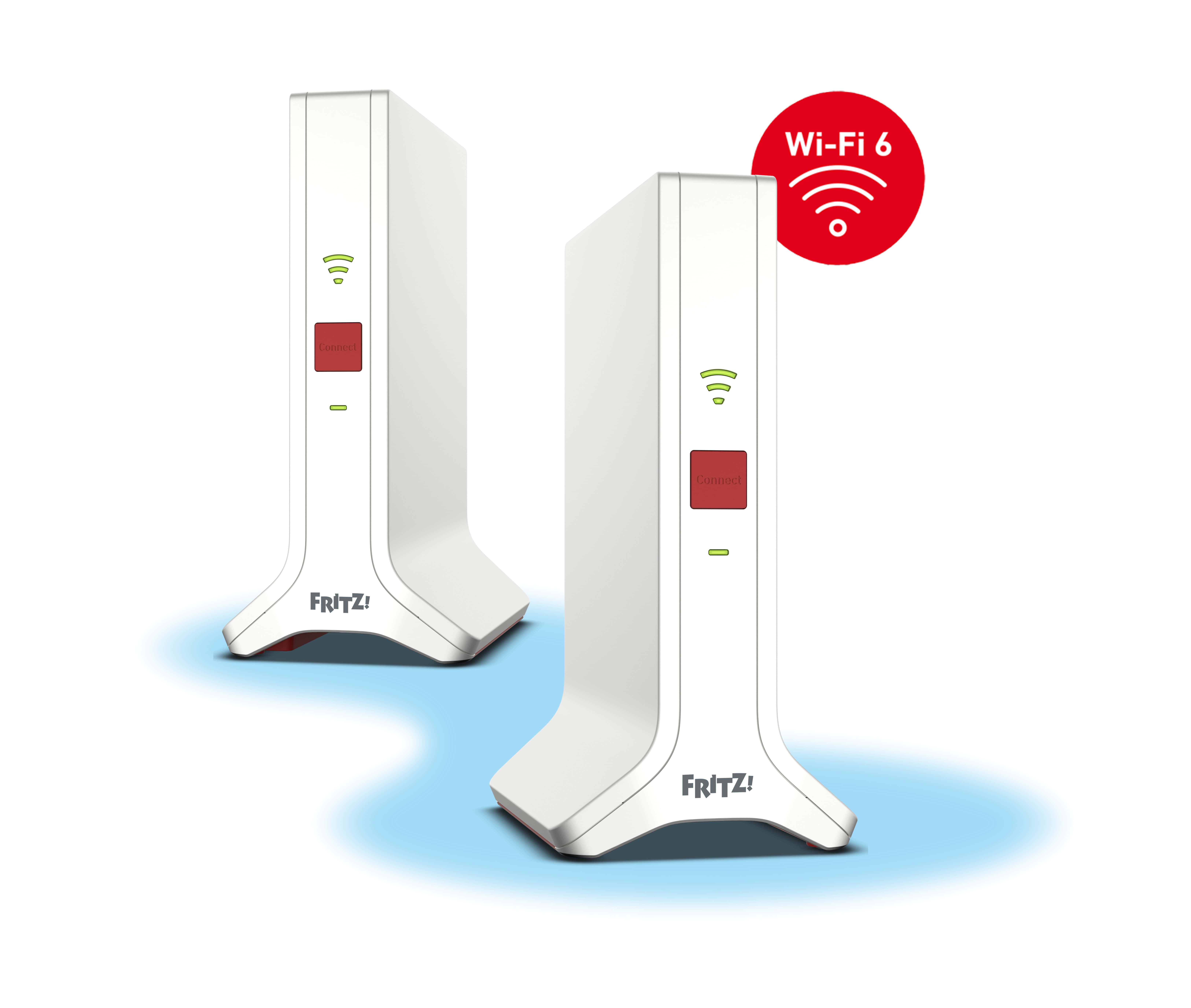 Mesh Set 4200 Dual-band (2.4 GHz / 5 GHz) Wi-Fi 6E (802.11ax) Rood, Wit 2x2/4x4 (20003108) thumbnail