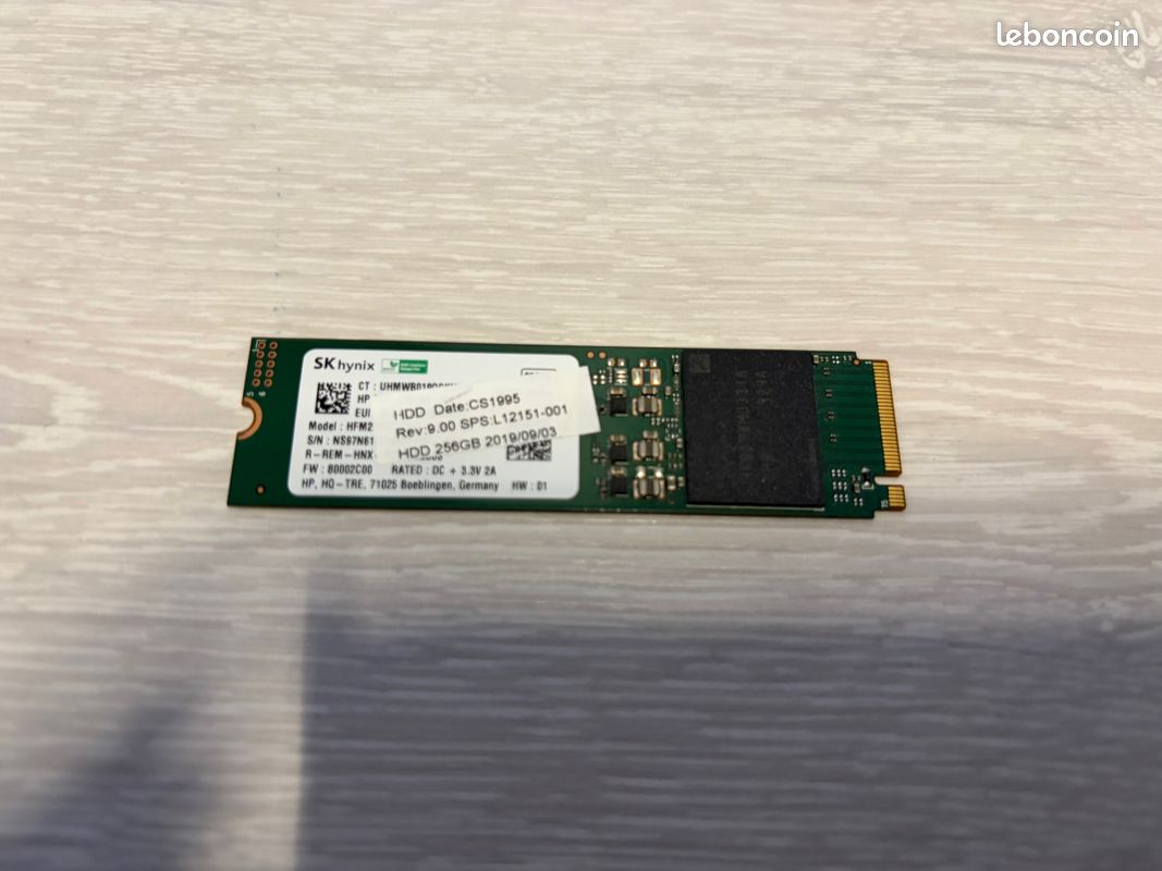 HP GNRC-SSD 256GB M.2 2280 NVMe PCIe VALUE (L12151-001) thumbnail