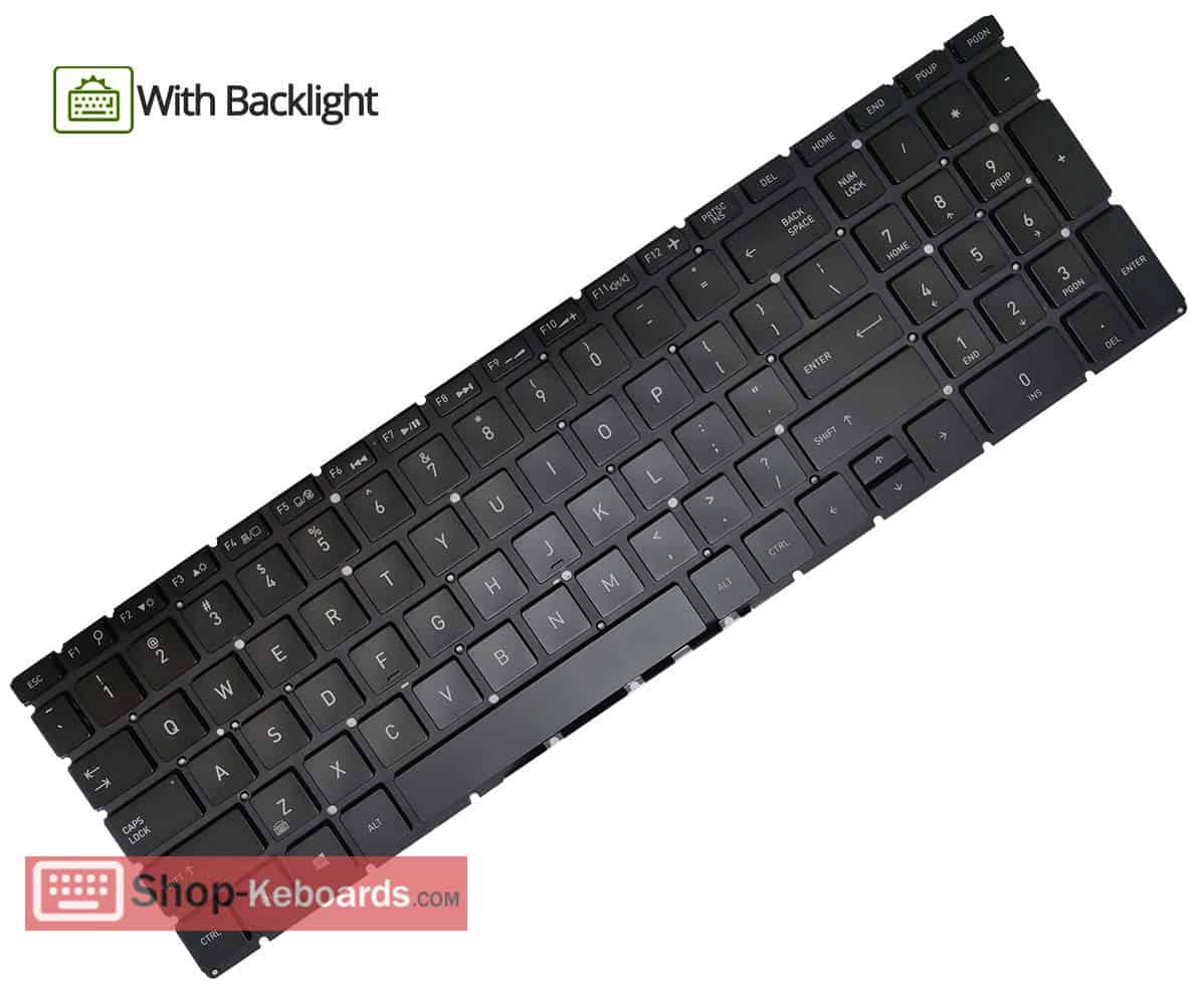 HP SPS-KEYBOARD DAO  BL INTL (P16070-B31) thumbnail