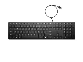 HP SPS-KEYBOARD 320K WIRED GRK (P24877-151) thumbnail
