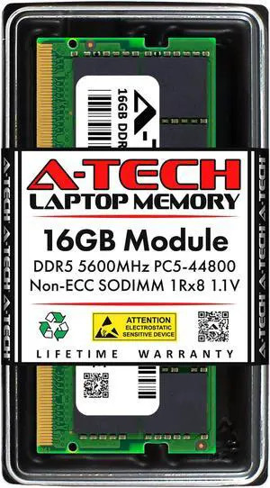 HP SPS-SODIMM 16GB DDR5-5600 LOCK (P34117-001) thumbnail