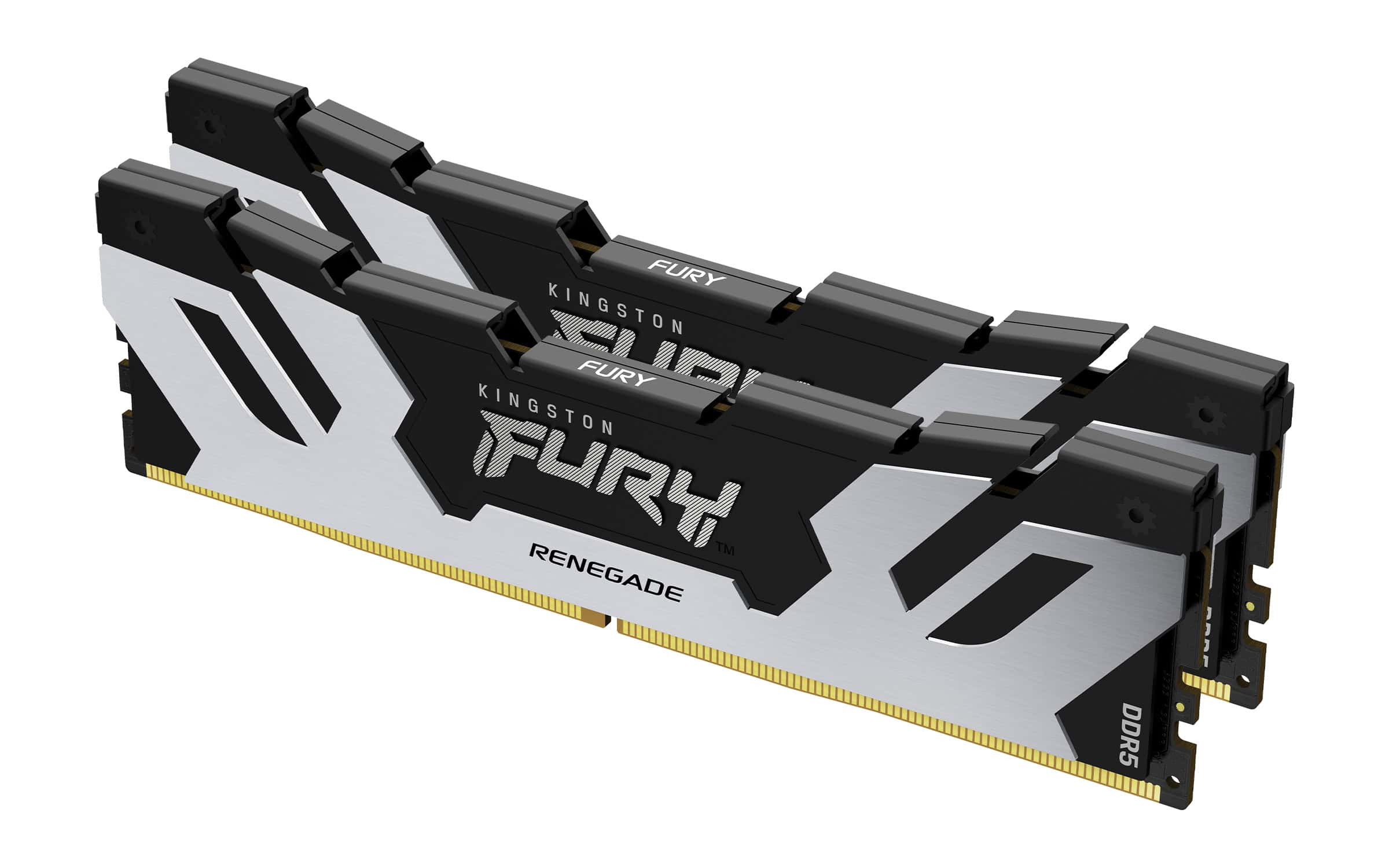 Kingston Technology FURY 48GB 8000MT/s DDR5 CL38 DIMM (set van 2) Renegade Silver (KF580C38RSK2-48) thumbnail