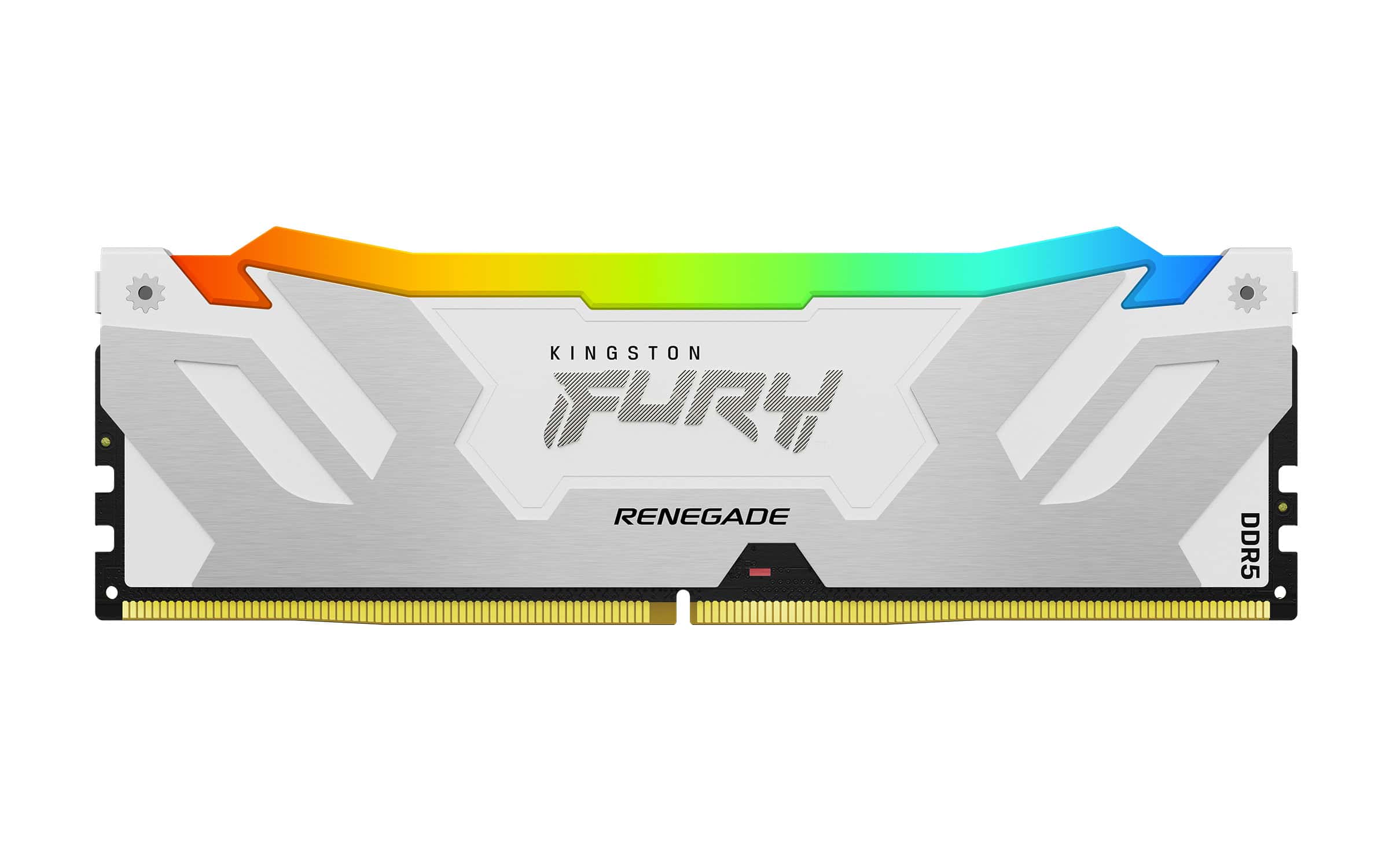 Kingston Technology FURY 24GB 8000MT/s DDR5 CL38 DIMM Renegade RGB White (KF580C38RWA-24) thumbnail