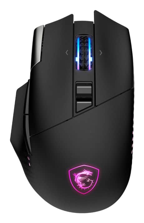 MSI S12-4301370-CLA muis Gamen Rechtshandig RF Wireless + Bluetooth + USB Type-A Optisch 26000 DPI (S12-4301370-CLA) thumbnail