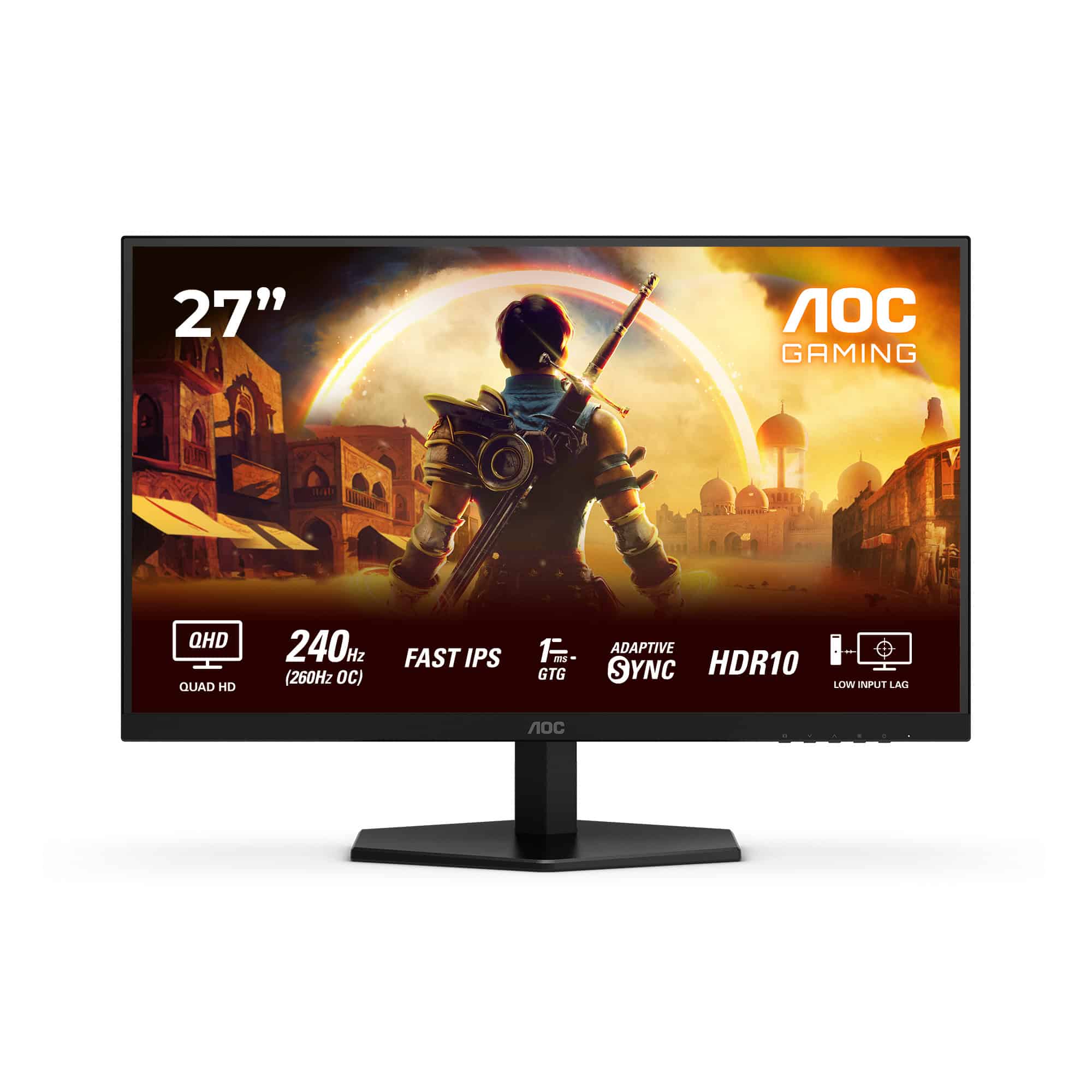 AOC Q27G42ZE computer monitor 68,6 cm (27) 2560 x 1440 Pixels Wide Quad HD LCD Zwart (Q27G42ZE) thumbnail