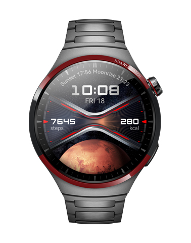 Huawei Watch 4 Pro Space Edition 3,81 cm (1.5") AMOLED Digitaal 466 x 466 Pixels Touchscreen Titanium GPS (55020BXL) thumbnail Huawei Watch 4 Pro Space Edition 3,81 cm (1.5") AMOLED Digitaal 466 x 466 Pixels Touchscreen Titanium GPS (55020BXL) thumbnail