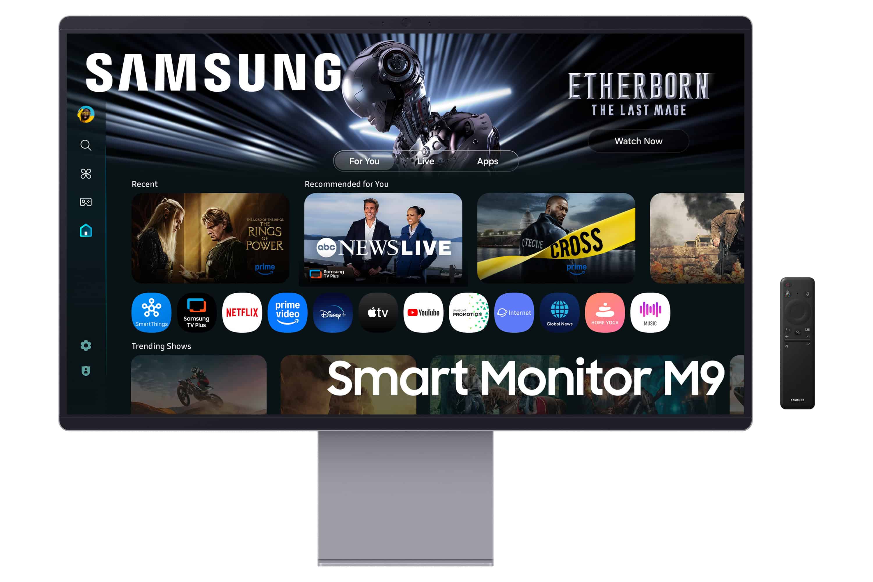 Samsung 32" Smart Monitor M9 M90SF OLED UHD (LS32FM902SUXEN) thumbnail