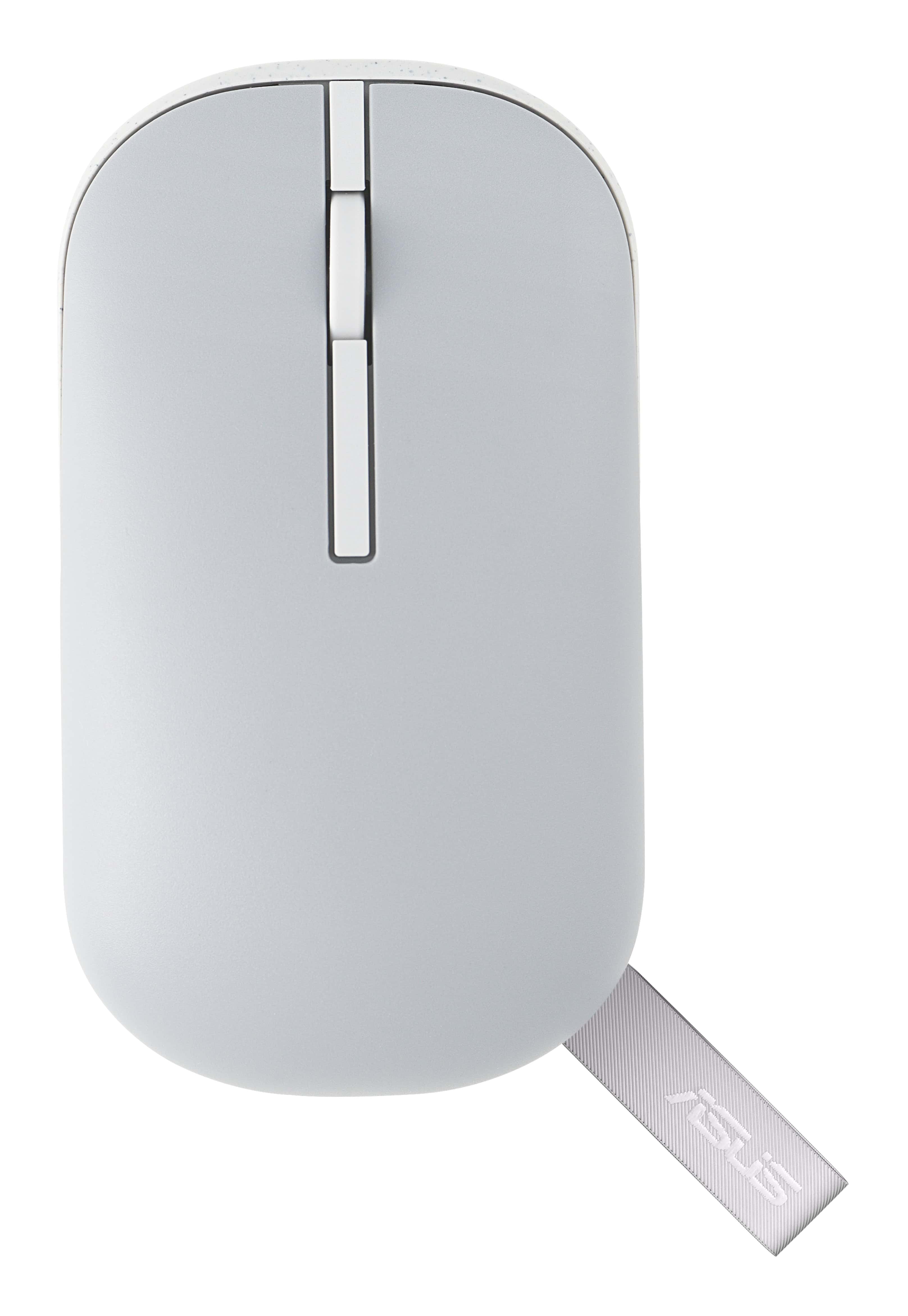 ASUS Marshmallow Mouse MD100 muis Kantoor Ambidextrous RF-draadloos + Bluetooth Optisch 1600 DPI (90XB07A0-BMU0F0) thumbnail