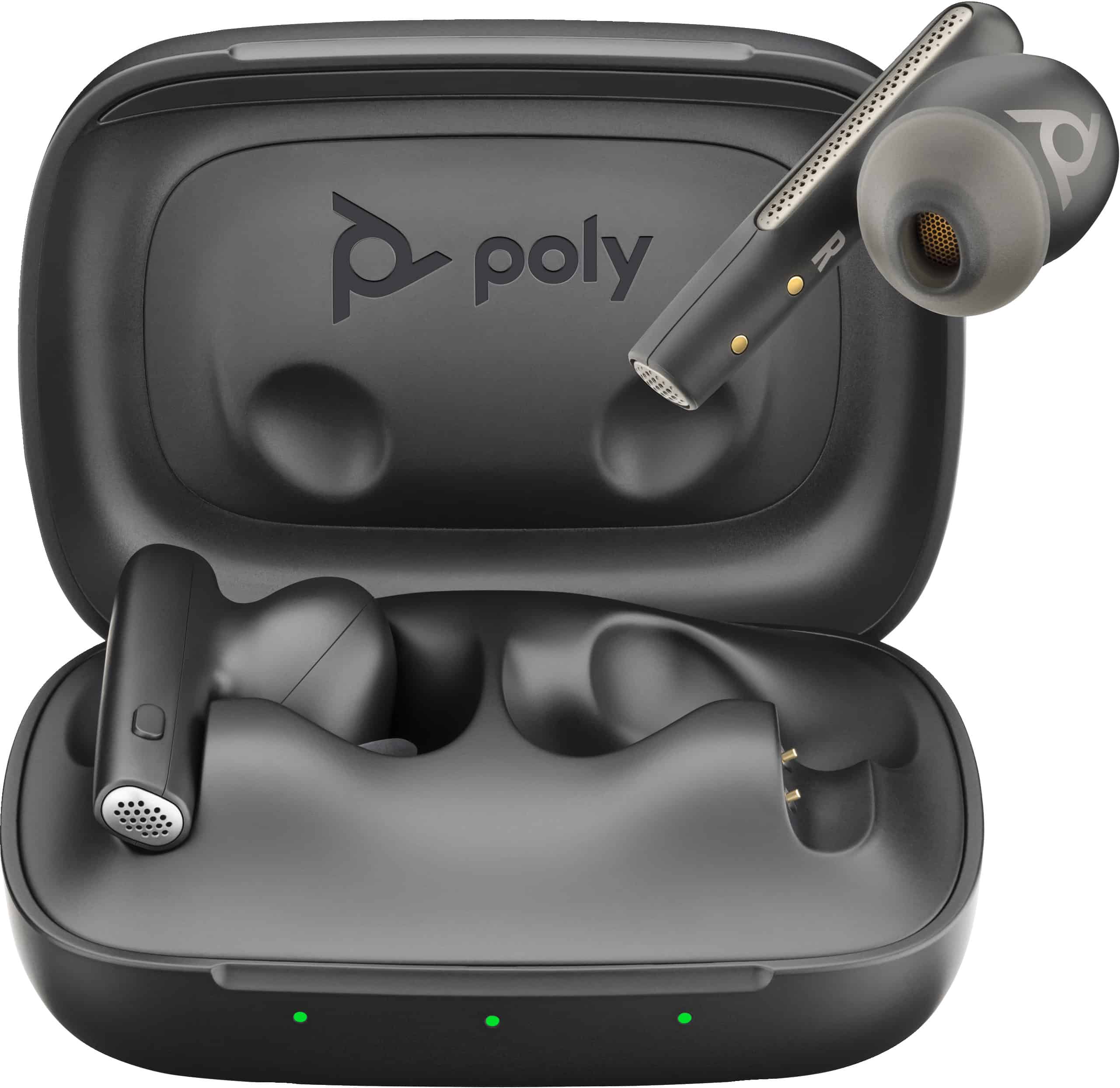 POLY Voyager Free 60 UC Carbon Black Earbuds + BT700 USB-A-adapter + oplaadcase basis (220756-01) thumbnail