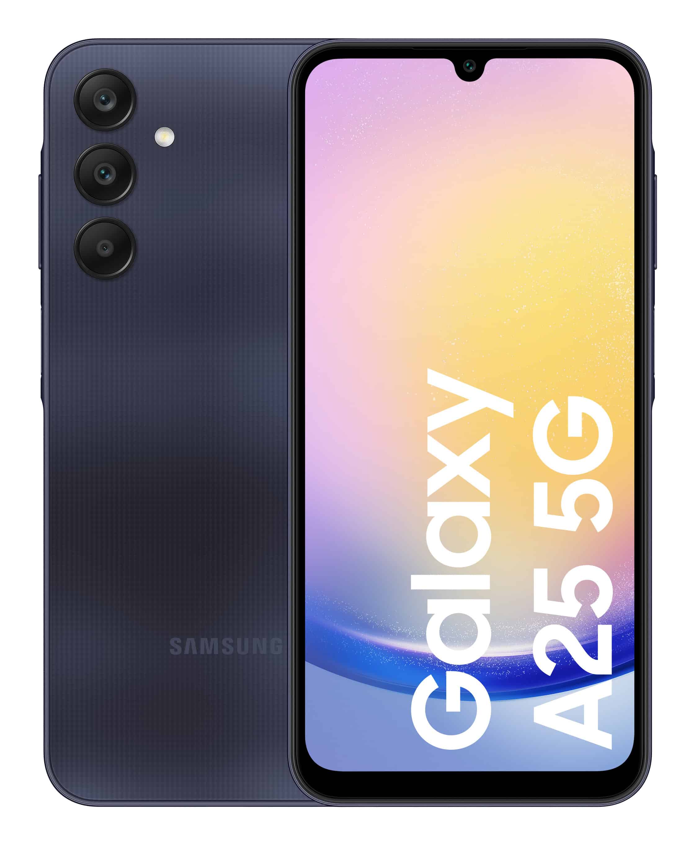 Samsung Galaxy A25 5G SM-A256B 16,5 cm (6.5) Dual SIM Android 14 USB Type-C 6 GB 128 GB 5000 mAh Zwart, Blauw (SM-A256BZKDEUB) thumbnail Samsung Galaxy A25 5G SM-A256B 16,5 cm (6.5) Dual SIM Android 14 USB Type-C 6 GB 128 GB 5000 mAh Zwart, Blauw (SM-A256BZKDEUB) thumbnail