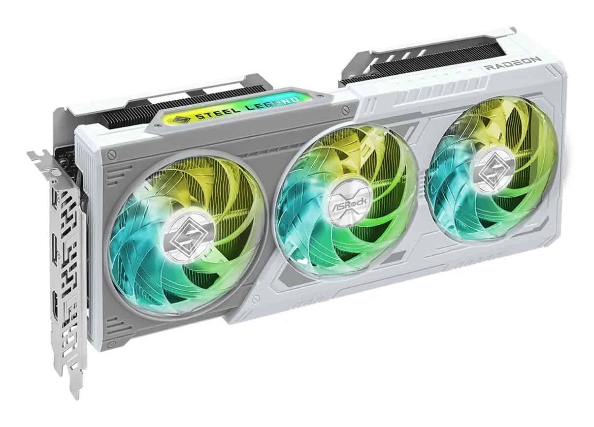ASRock AMD Radeon RX 9060 8 GB GDDR6 RAM PCIe x16 (90-GA5ZZZ-00UANF) thumbnail