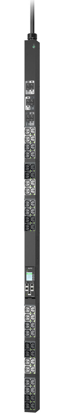 APC NetShelter Rack PDU Advanced Gen 2, Gemeten stopcontacten, 3-fase, 22,1 kW 400 V 32 A of 17,3 kW 415 V 30 A, 530P6, 48 stopcontacten (APDU11350MO) thumbnail