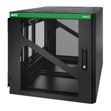 APC NetShelter WX AR112SM - 19inch Wand patchkast, 12U/HE, 800MM diep, Zijmontage, Gemonteerd (APF8896ID-RED02) thumbnail