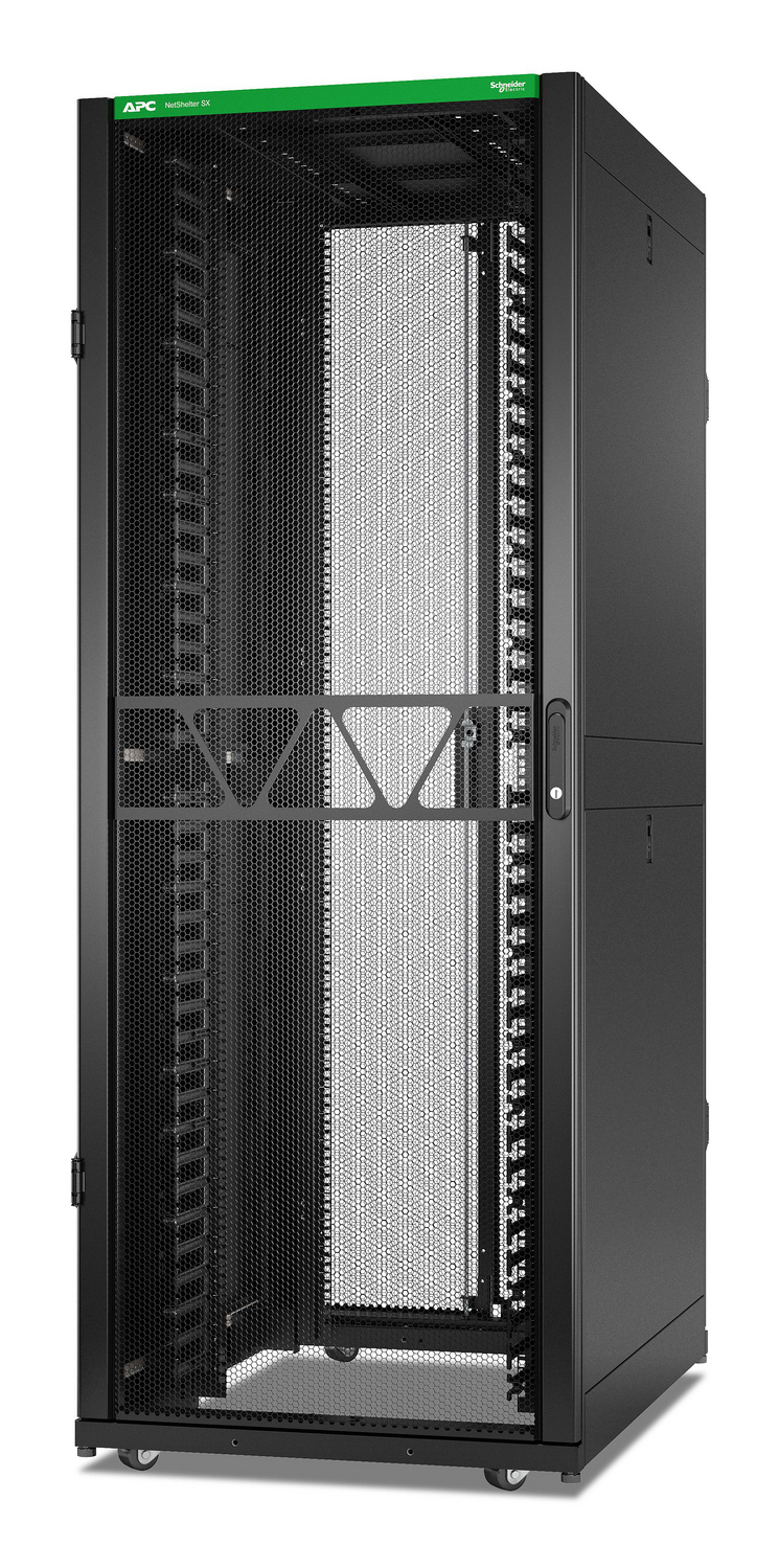 APC NetShelter SX Networking Enclosure, 42U, 1991H x 750W x 1070D mm, wtih Sides, Black (AR3140B2) thumbnail