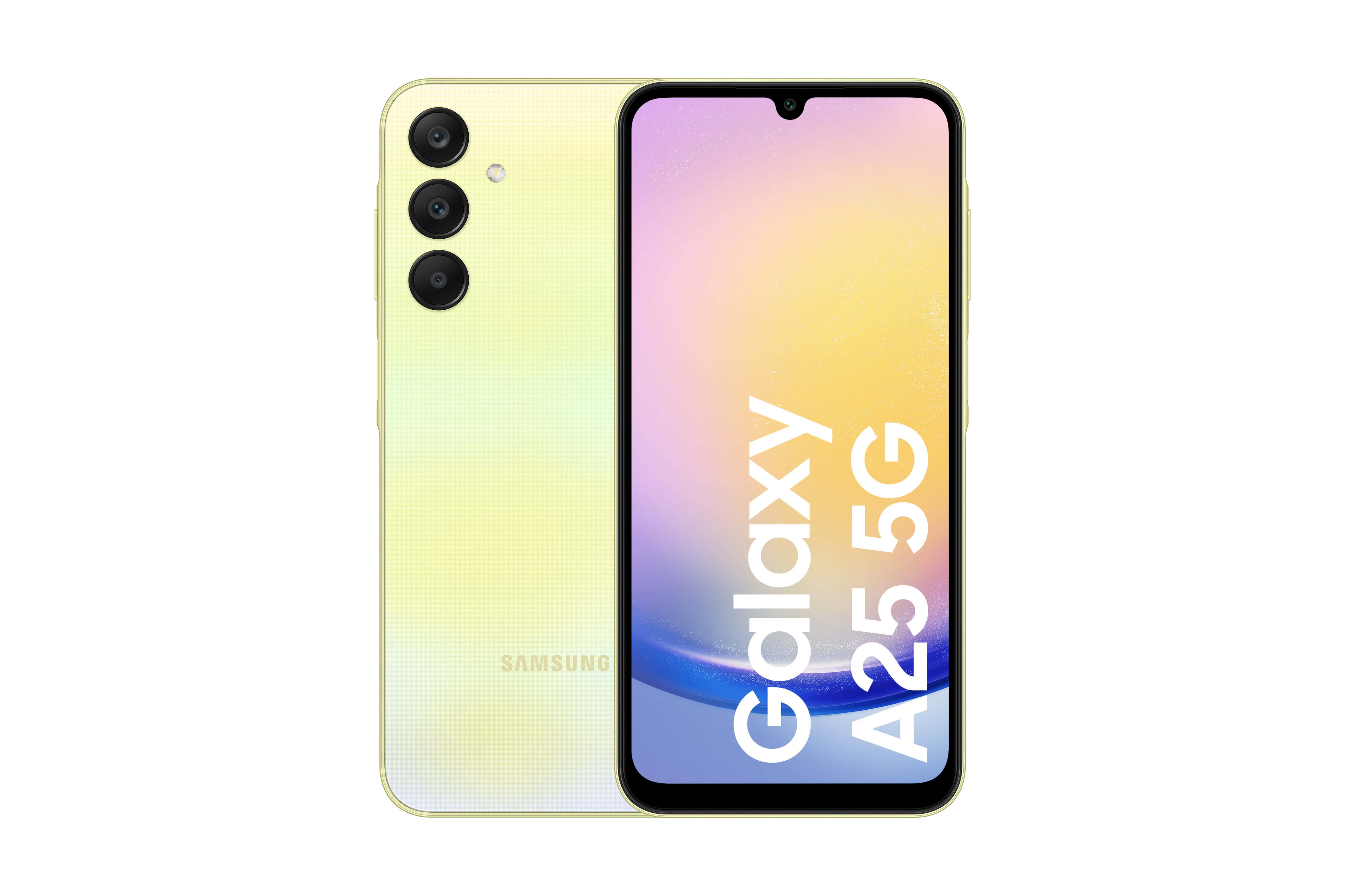 Samsung Galaxy A25 5G SM-A256B 16,5 cm (6.5") Dual SIM Android 14 USB Type-C 6 GB 128 GB 5000 mAh Geel (SM-A256BZYDEUB) thumbnail
