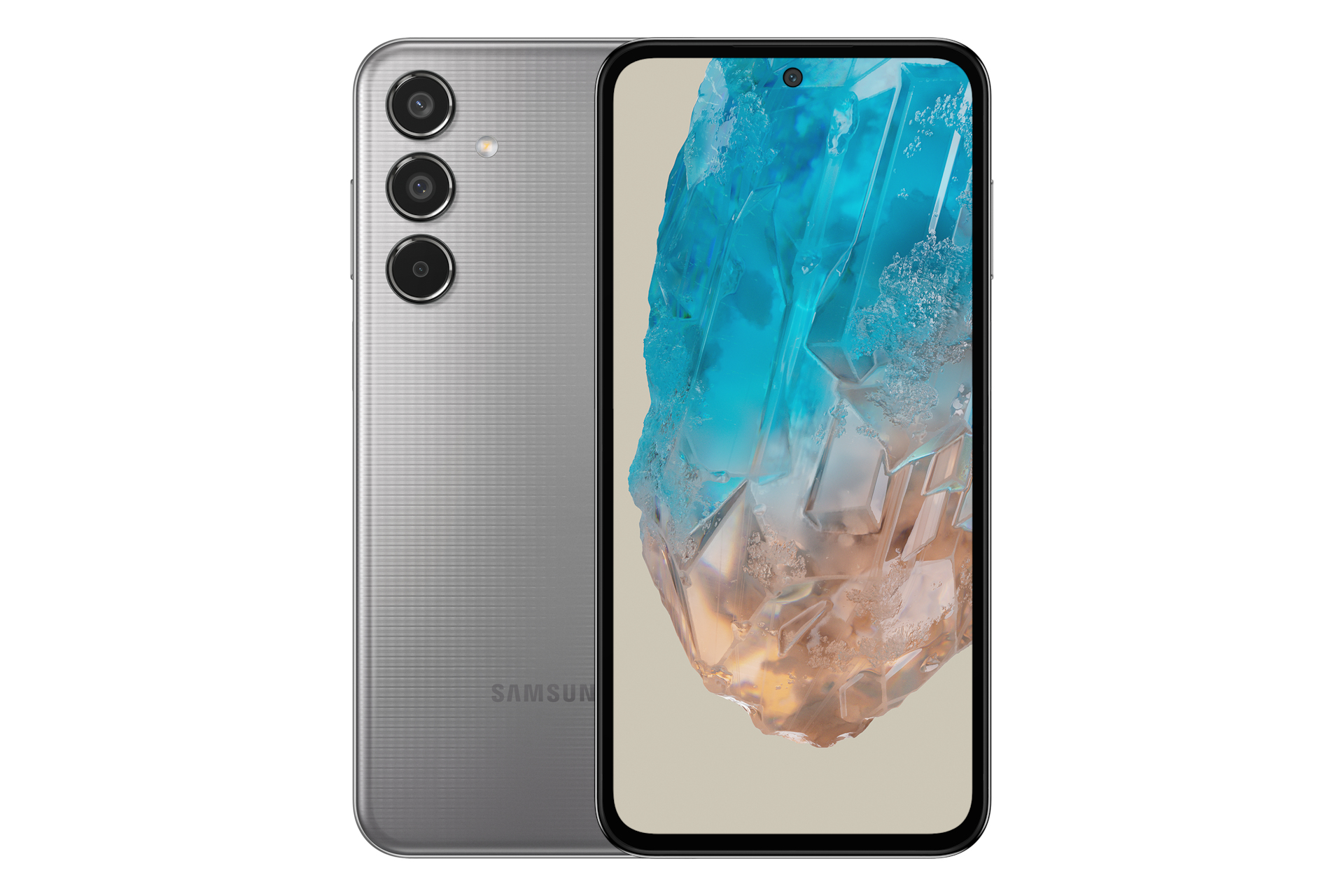 Samsung Galaxy M35 5G 16,8 cm (6.6") Hybride Dual SIM USB Type-C 6 GB 128 GB 6000 mAh Grijs (SM-M356BZABEUE) thumbnail