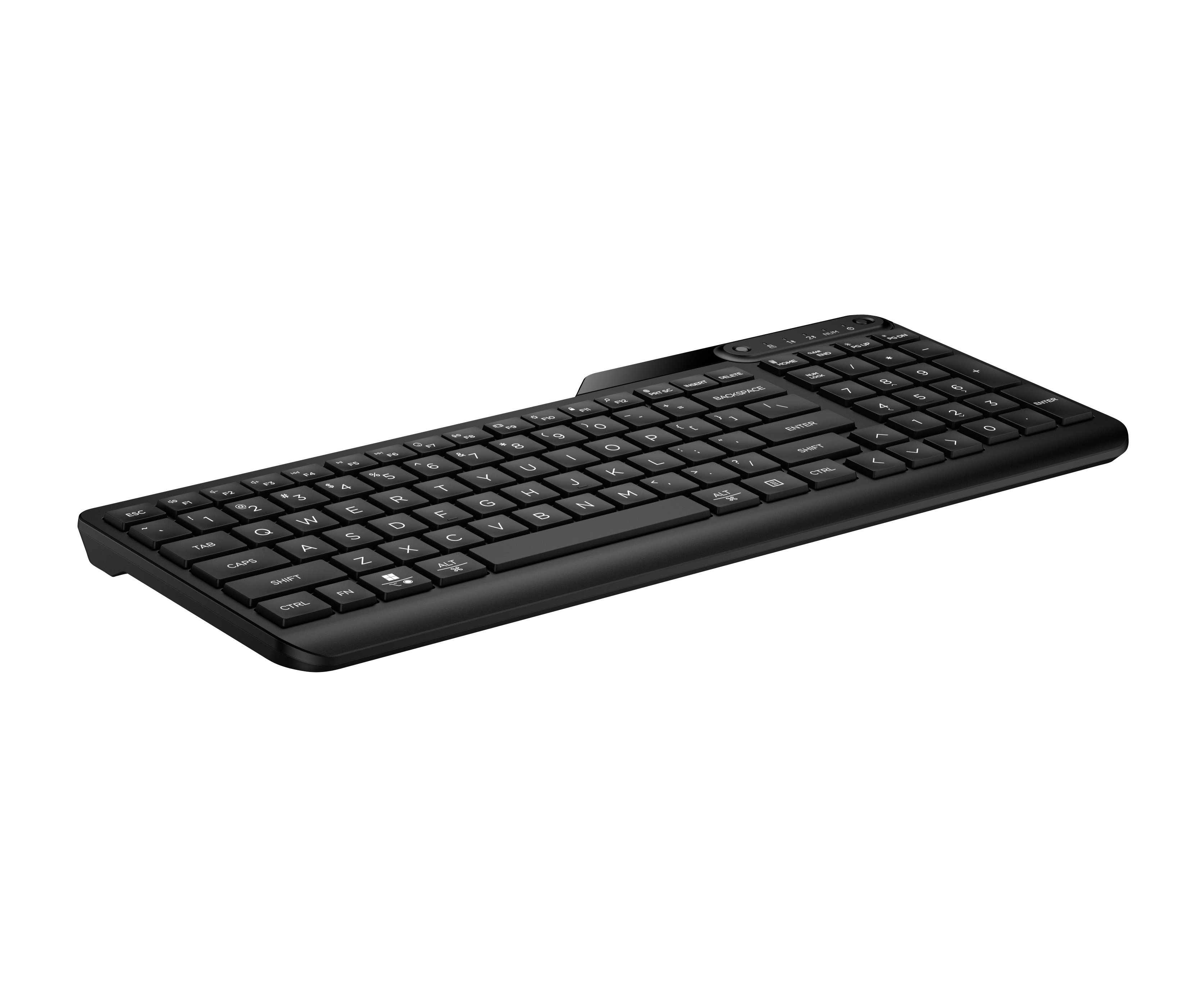HP 475 Dual-Mode WL KBD EMEA-INTL English Loc-Euro plug toetsenbord Zwart (7N7B9UT#ABB) thumbnail