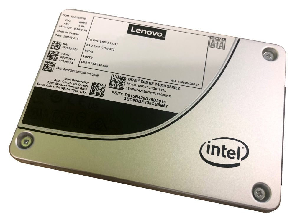 Lenovo 4XB7A13635 internal solid state drive 960 GB 2.5" SATA III 3D TLC NAND (4XB7A13635) thumbnail