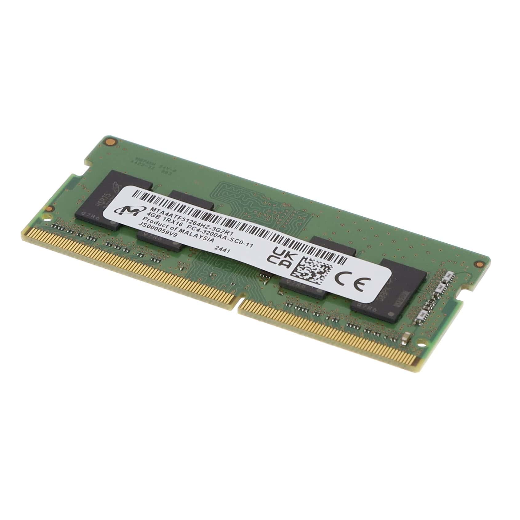 Micron YY RAM SO-DIMM DDR4 4GB / PC3200 /UB/ Micron (MTA4ATF51264HZ-3G2R1) thumbnail