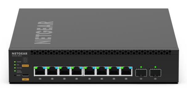 NETGEAR MSM4310 Managed L3 2.5G Ethernet (100/1000/2500) Power over Ethernet (PoE) 1U Zwart (MSM4310-100NES) thumbnail