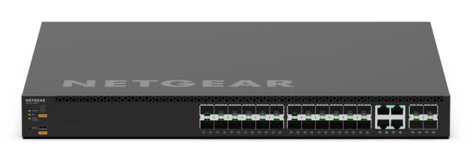 NETGEAR MSM4328F Managed L3 10G Ethernet (100/1000/10000) 1U Zwart (MSM4328F-100NES) thumbnail