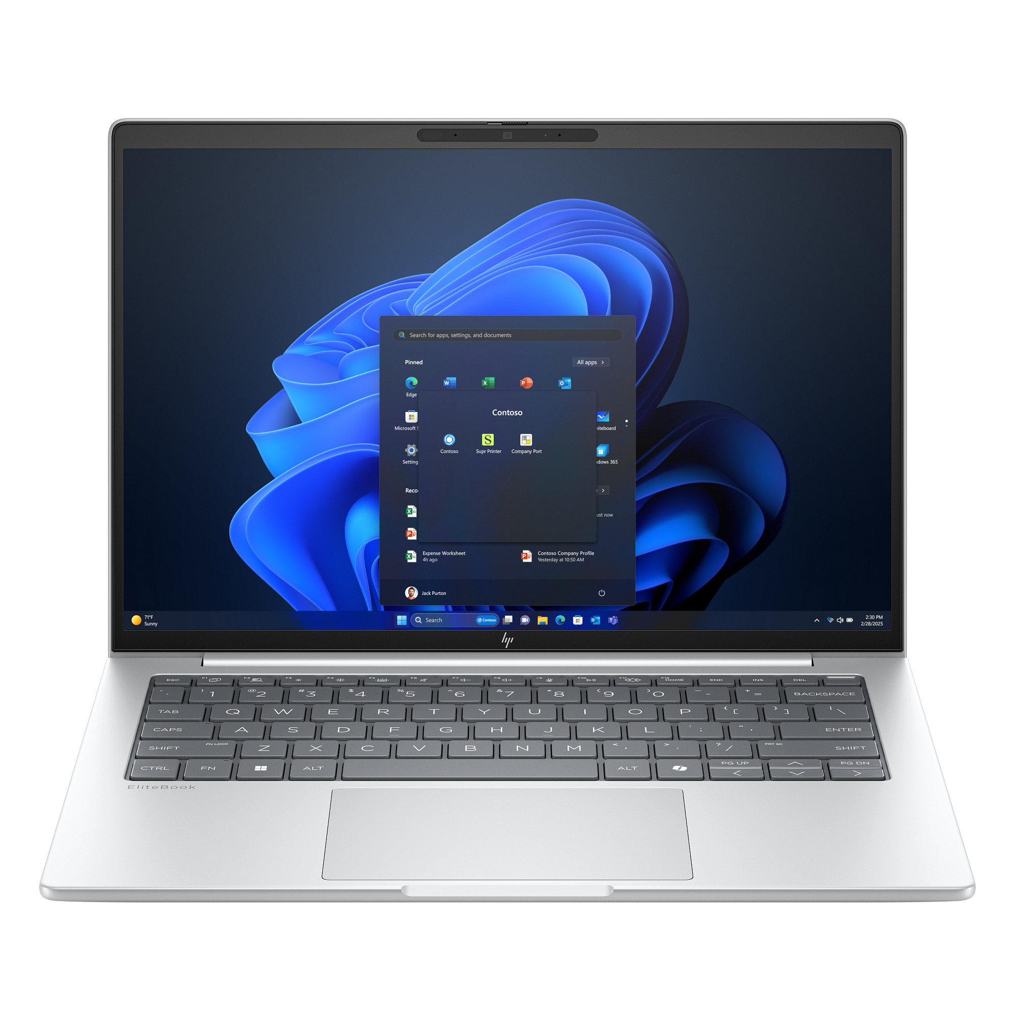 HP EliteBook 8 G1i AI Wolf Pro Security Edition Intel Core Ultra 7 255H Laptop 35,6 cm (14") WUXGA 16 GB DDR5-SDRAM 512 GB SSD Wi-Fi 6E (802.11ax) Windows 11 Pro AI PC Zilver (C14ZTET#ABH) thumbnail