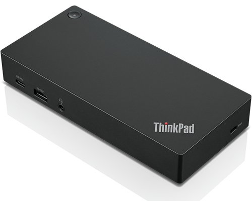 Lenovo 03X7609 laptop dock & poortreplicator Bedraad USB 3.2 Gen 2 (3.1 Gen 2) Type-A Zwart (03X7609) thumbnail