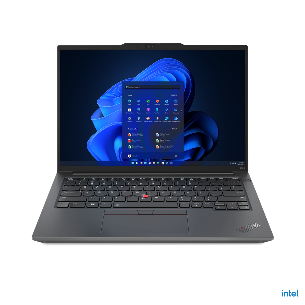 Lenovo ThinkPad E14 Gen 5 (Intel) Intel® Core™ i7 i7-1355U Laptop 35,6 cm (14") WUXGA 16 GB DDR4-SDRAM 512 GB SSD Wi-Fi 6 (802.11ax) Windows 11 Pro Italiaans Zwart (21JK0058IX) thumbnail
