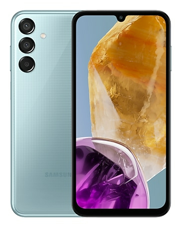 Samsung Galaxy M15 16,5 cm (6.5") Hybride Dual SIM 5G USB Type-C 4 GB 128 GB 6000 mAh Lichtblauw (SM-M156BLBUEUE) thumbnail