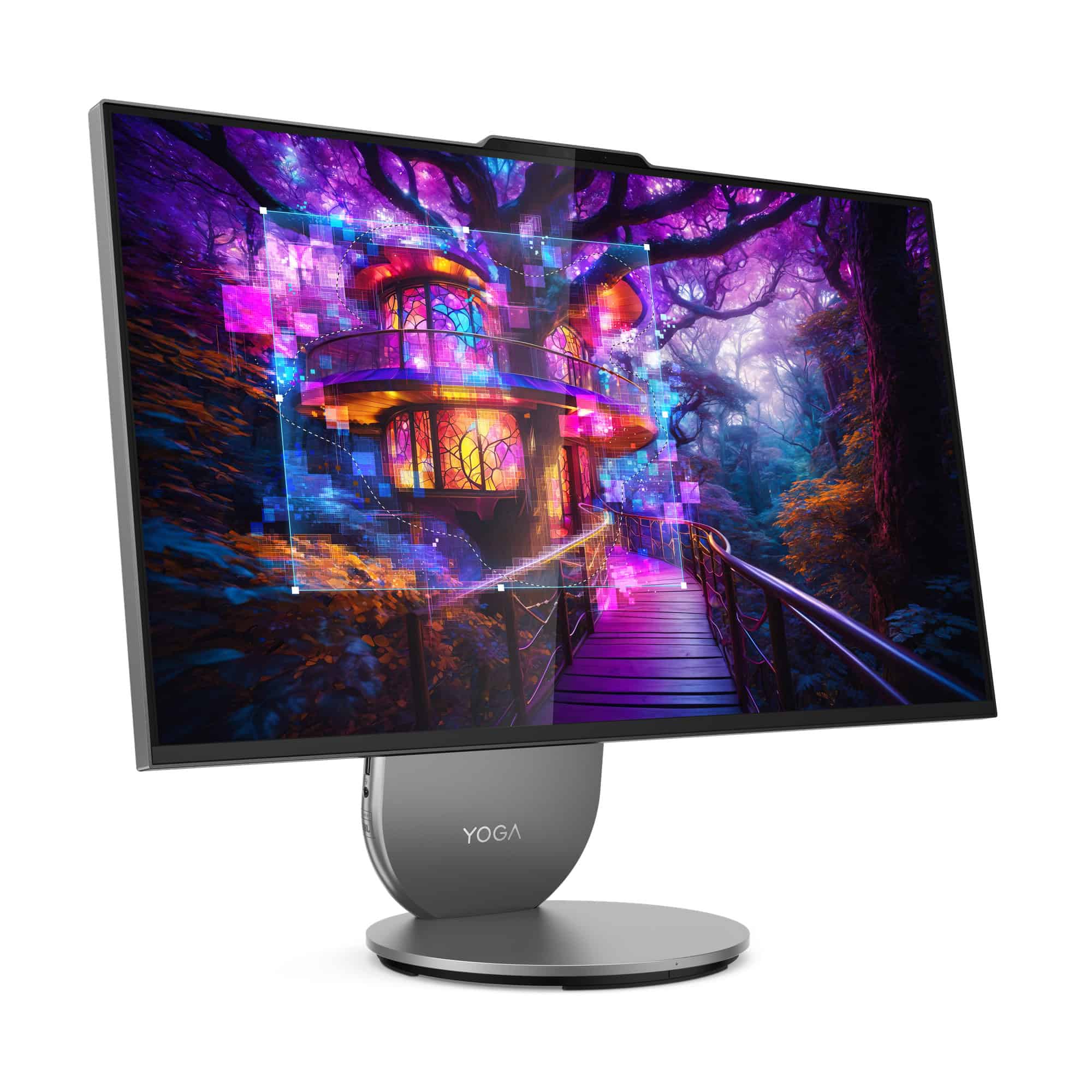 Lenovo Yoga AIO 27IAH10 68,6 cm (27") 2560 x 1440 Pixels Alles-in-één-pc 32 GB LPDDR5x-SDRAM 1 TB SSD NVIDIA GeForce RTX 4050 Windows 11 Pro Wi-Fi 7 (802.11be) Grijs (F0J20024GE) thumbnail