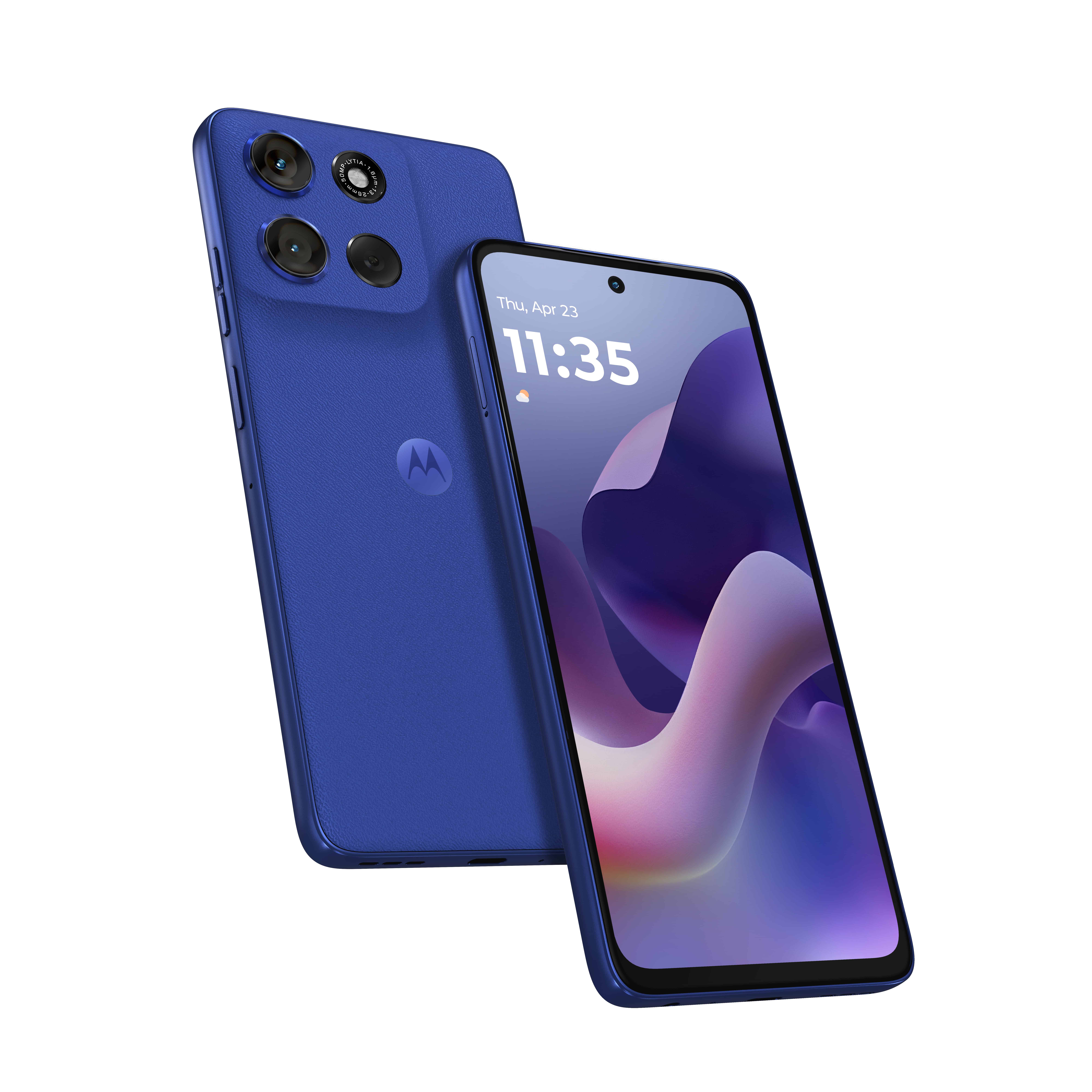 Motorola moto g56 5G 17,1 cm (6.72") Hybride Dual SIM Android 15 USB Type-C 8 GB 256 GB 5200 mAh Blauw (PB7Y0029SE) thumbnail Motorola moto g56 5G 17,1 cm (6.72") Hybride Dual SIM Android 15 USB Type-C 8 GB 256 GB 5200 mAh Blauw (PB7Y0029SE) thumbnail