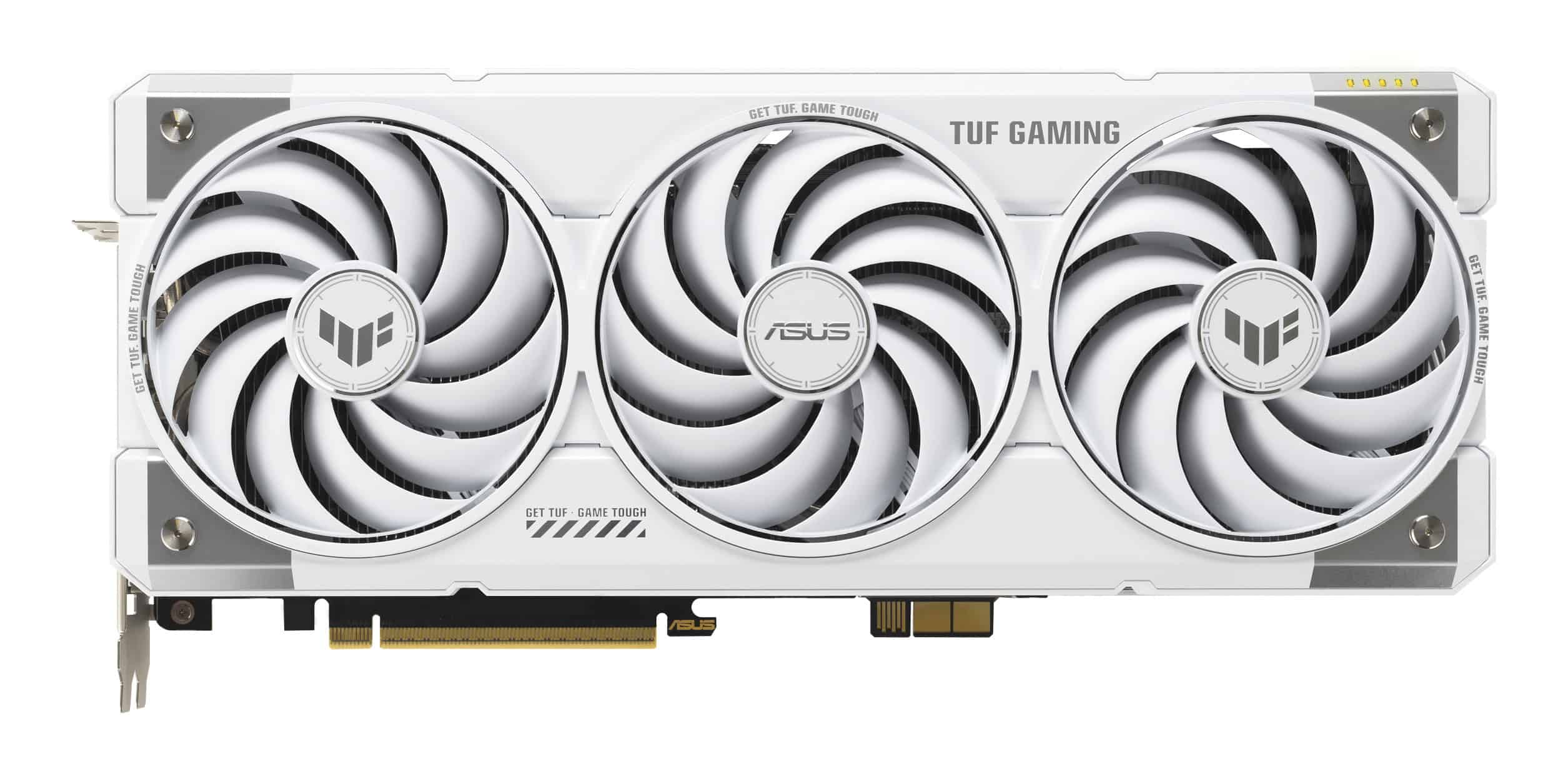 ASUS TUF Gaming TUF-RTX5070TI-16G-BTF-WHITE NVIDIA GeForce RTX 5070 Ti 16 GB GDDR7 (90YV0N61-M0NA00) thumbnail