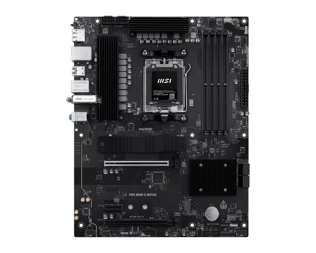 MSI PRO B850-S WIFI6E moederbord AMD B850 Socket AM5 ATX (7E80-002R) thumbnail