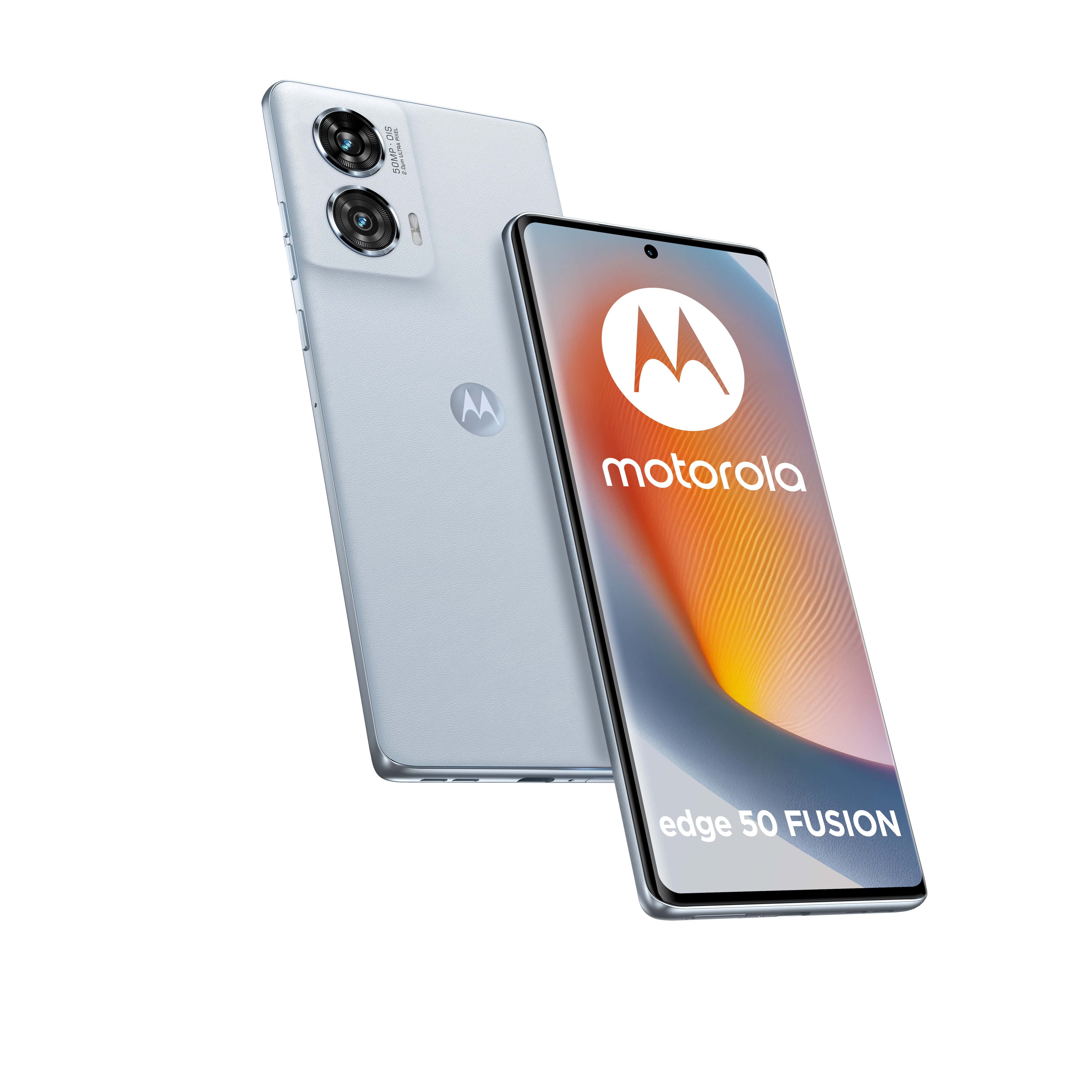 Motorola edge 50 Fusion 17 cm (6.7") Dual SIM Android 14 5G USB Type-C 12 GB 256 GB 5000 mAh Lichtblauw (PB3T0032SE) thumbnail Motorola edge 50 Fusion 17 cm (6.7") Dual SIM Android 14 5G USB Type-C 12 GB 256 GB 5000 mAh Lichtblauw (PB3T0032SE) thumbnail