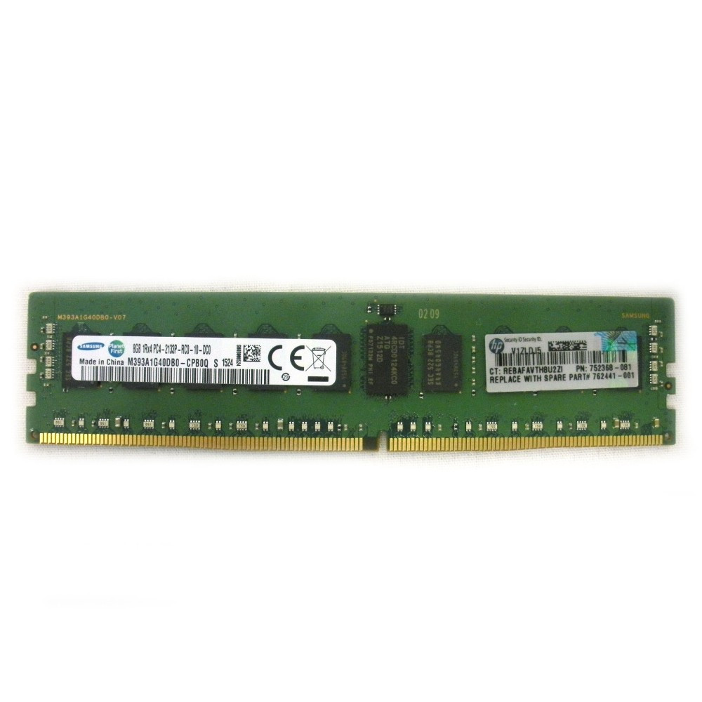 HP 8GB (1*8GB) 1RX4 PC4-17000P-R DDR4-2133MHZ RDIMM (726718-B21) thumbnail