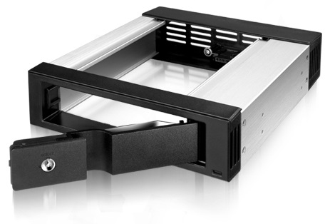 ICY BOX IB-158SK-B 13,3 cm (5.25) Carrierpaneel Zwart (IB-158SSK-B) thumbnail