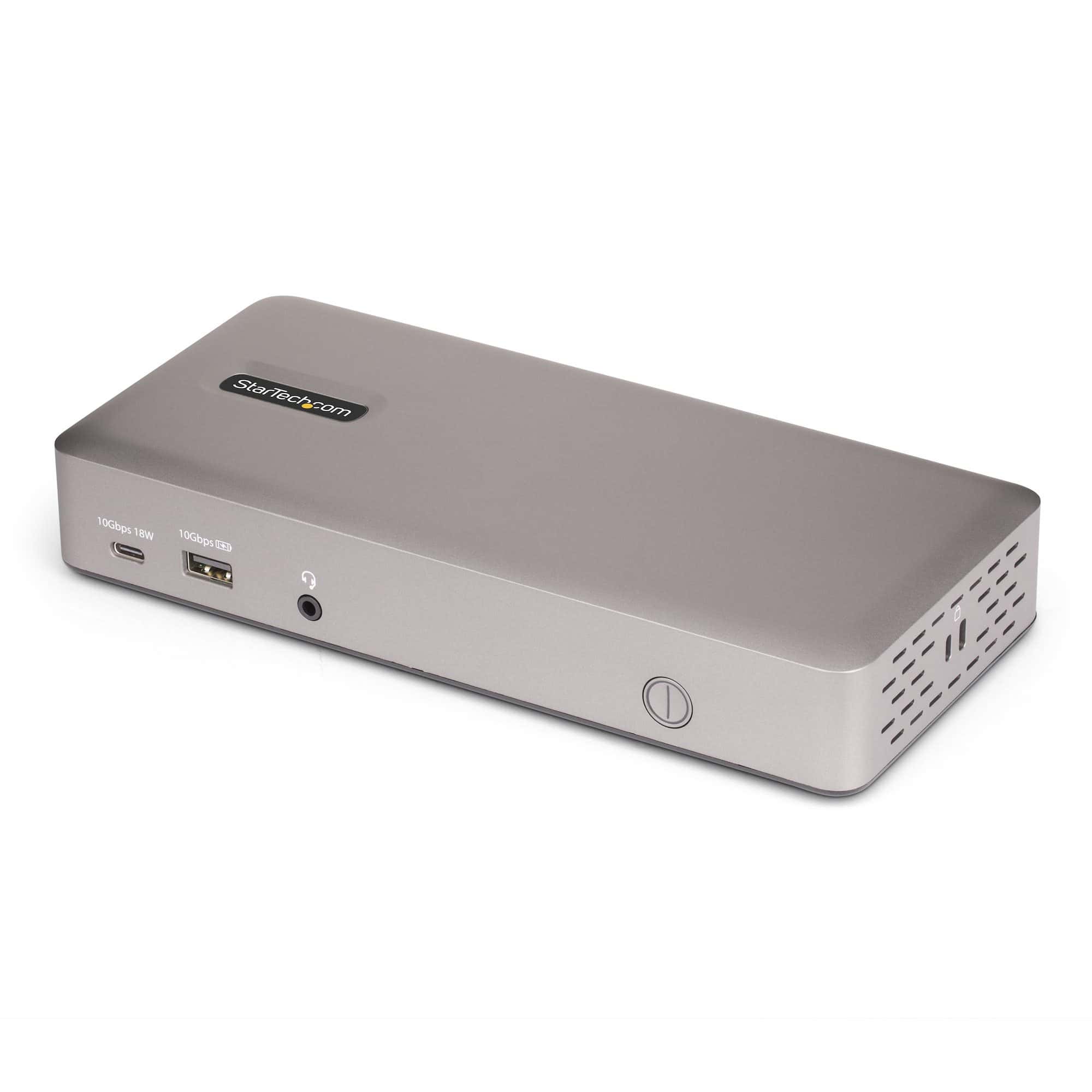StarTech.com Triple-Monitor USB4 Docking Station, 4K 60Hz HDMI of DisplayPort, 100W Laptop Charging, 2.5GbE, USB-C Multi-Monitor Dock, Zonder Drivers (150UE-USB4DOCKTRIPLE) thumbnail