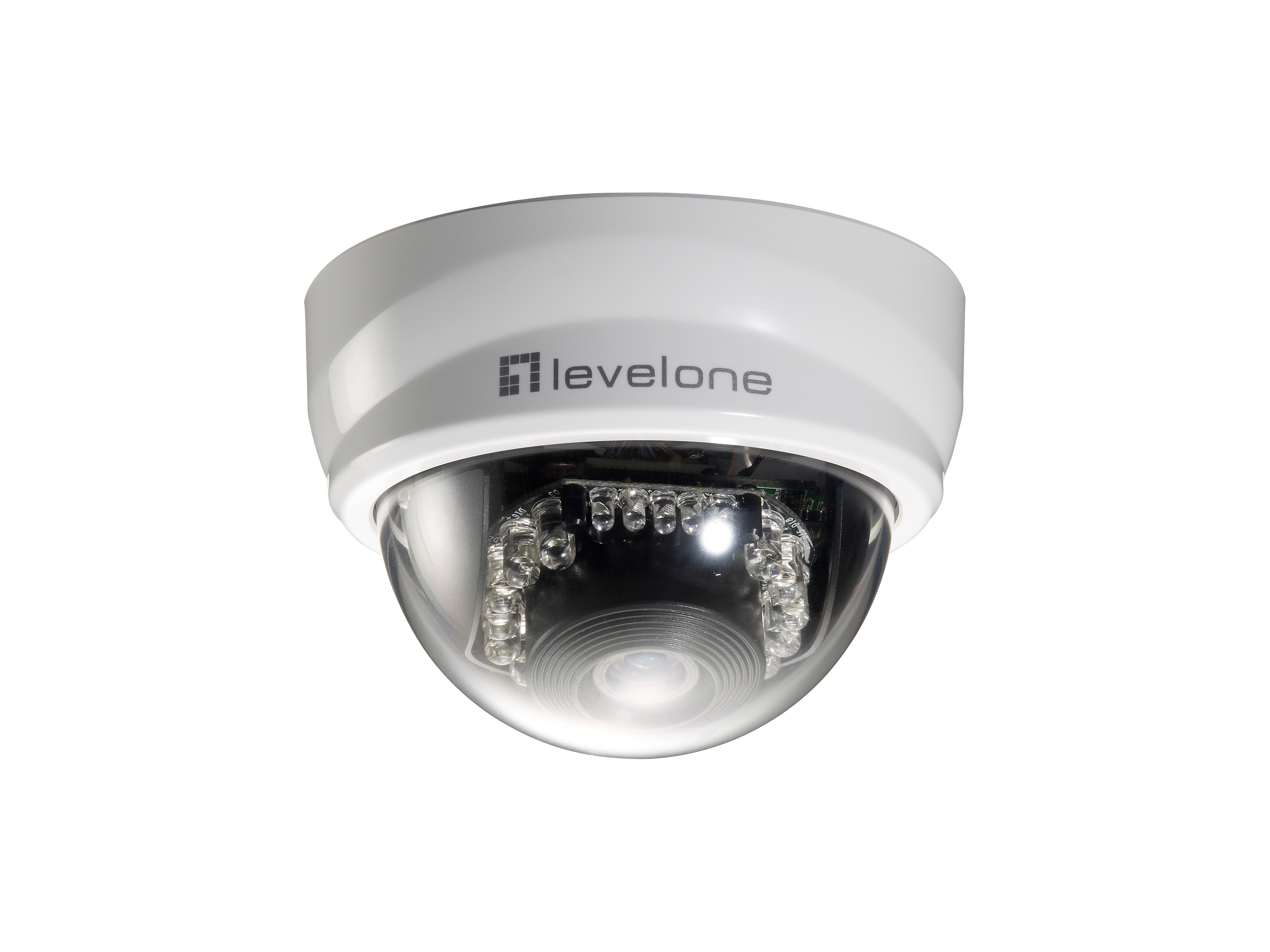 LevelOne FCS-3101 bewakingscamera Dome IP-beveiligingscamera Binnen & buiten 1920 x 1080 Pixels Plafond/bureau (FCS-3101) thumbnail