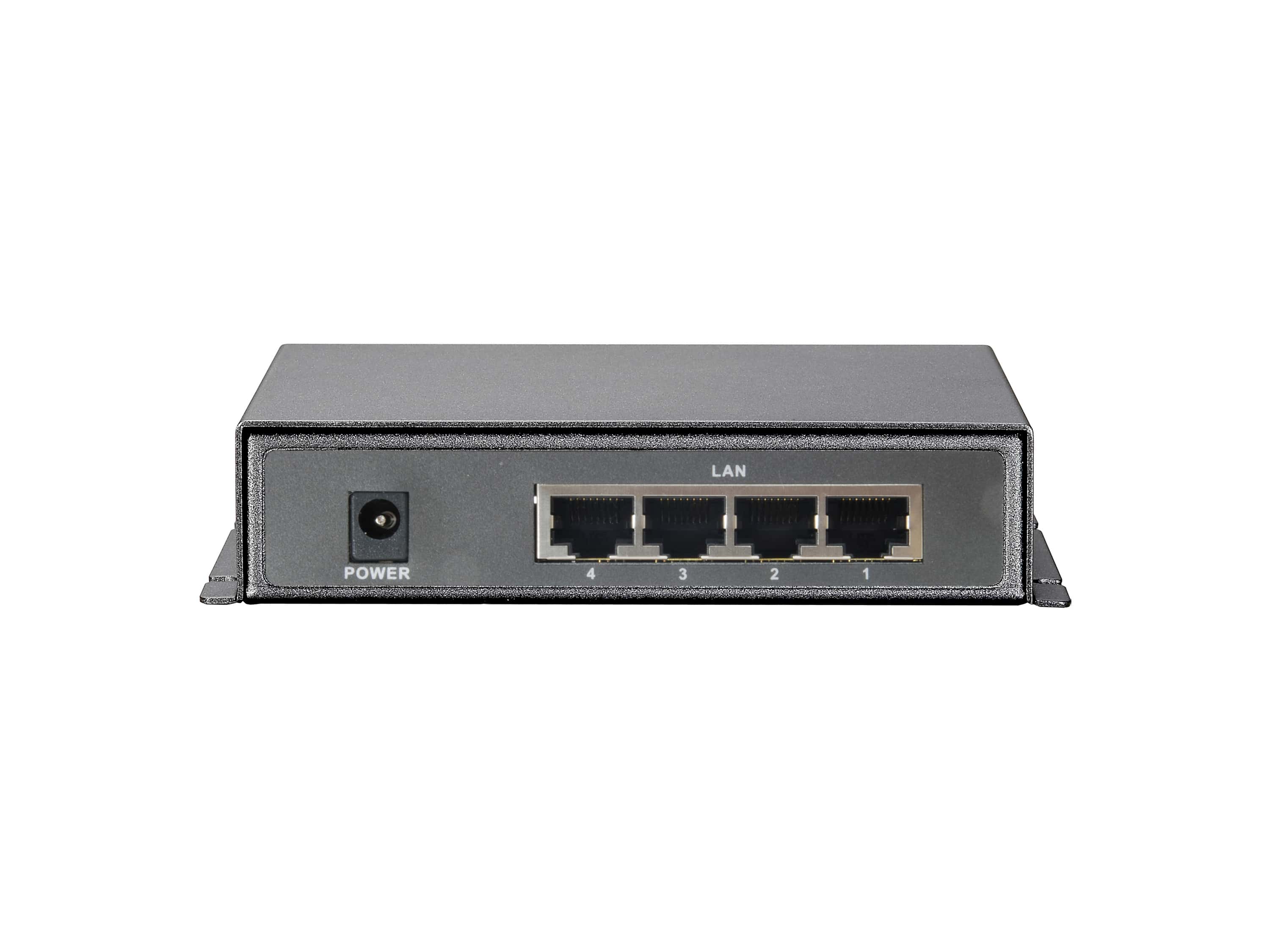 LevelOne FSW-0513 netwerk-switch Fast Ethernet (10/100) Power over Ethernet (PoE) Zwart, Grijs (FSW-0513) thumbnail