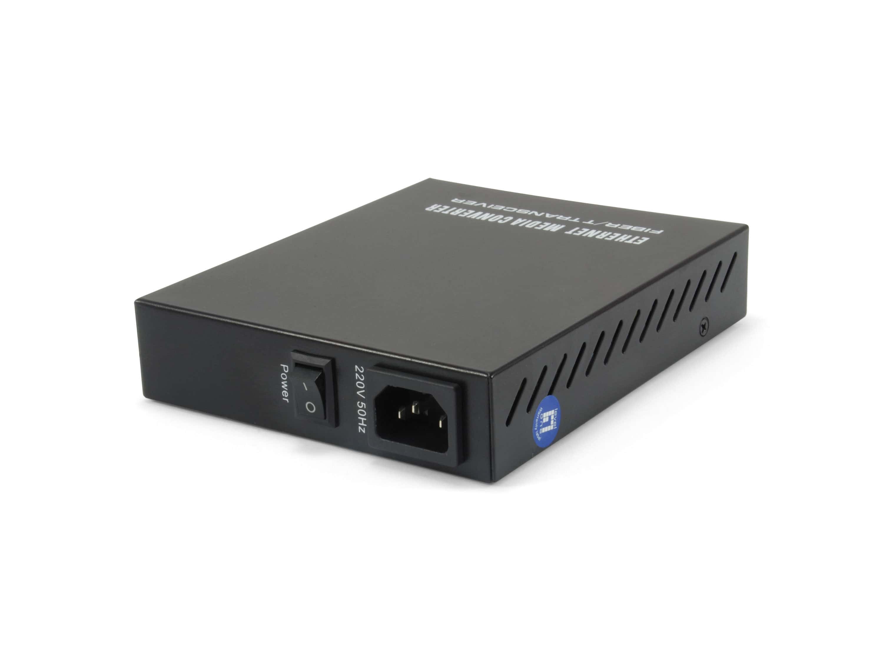 LevelOne FVM-1000 netwerk media converter 100 Mbit/s Zwart (FVM-1000) thumbnail