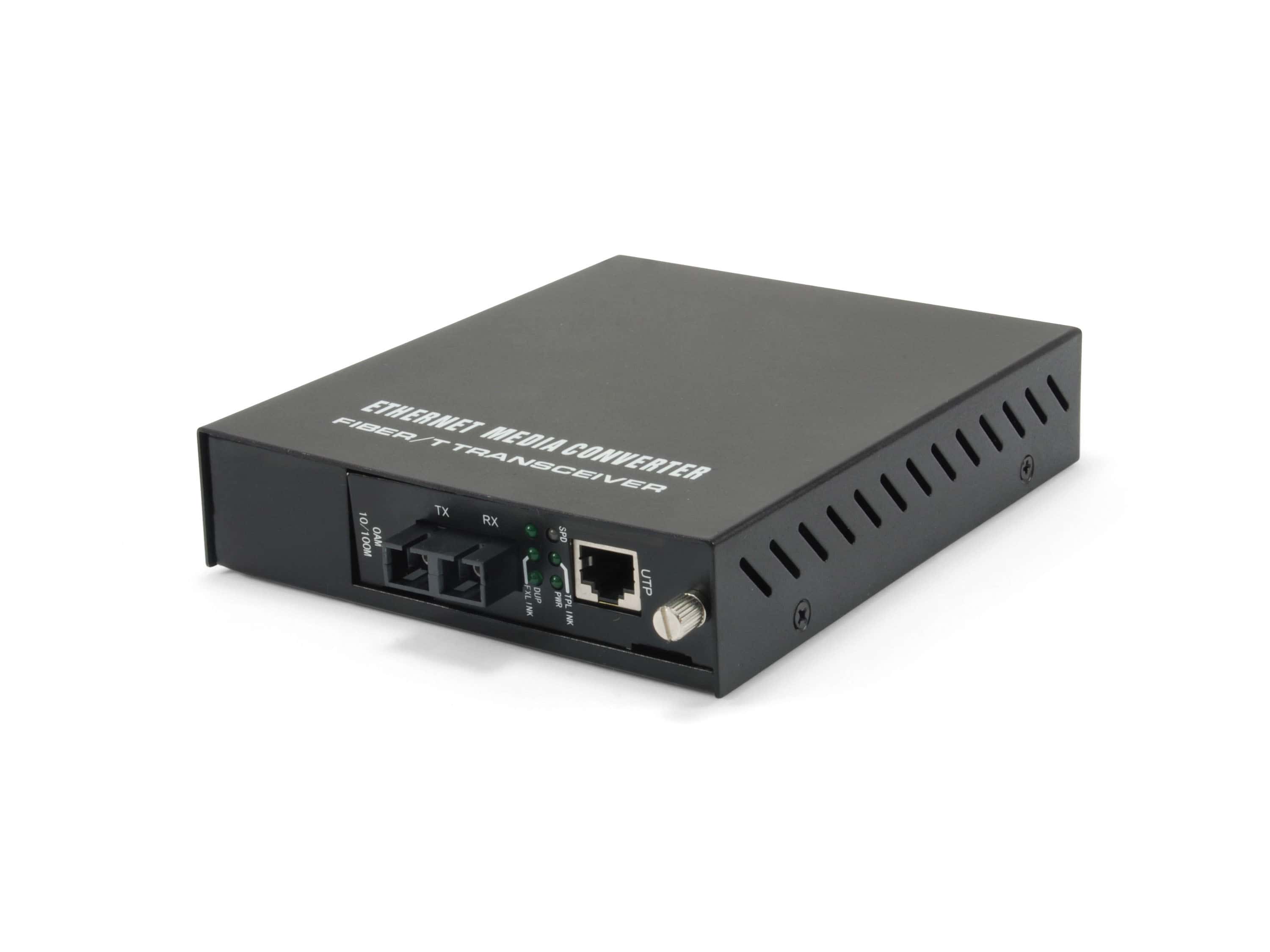 LevelOne FVM-1101 netwerk media converter 100 Mbit/s 1310 nm Zwart (FVM-1101) thumbnail