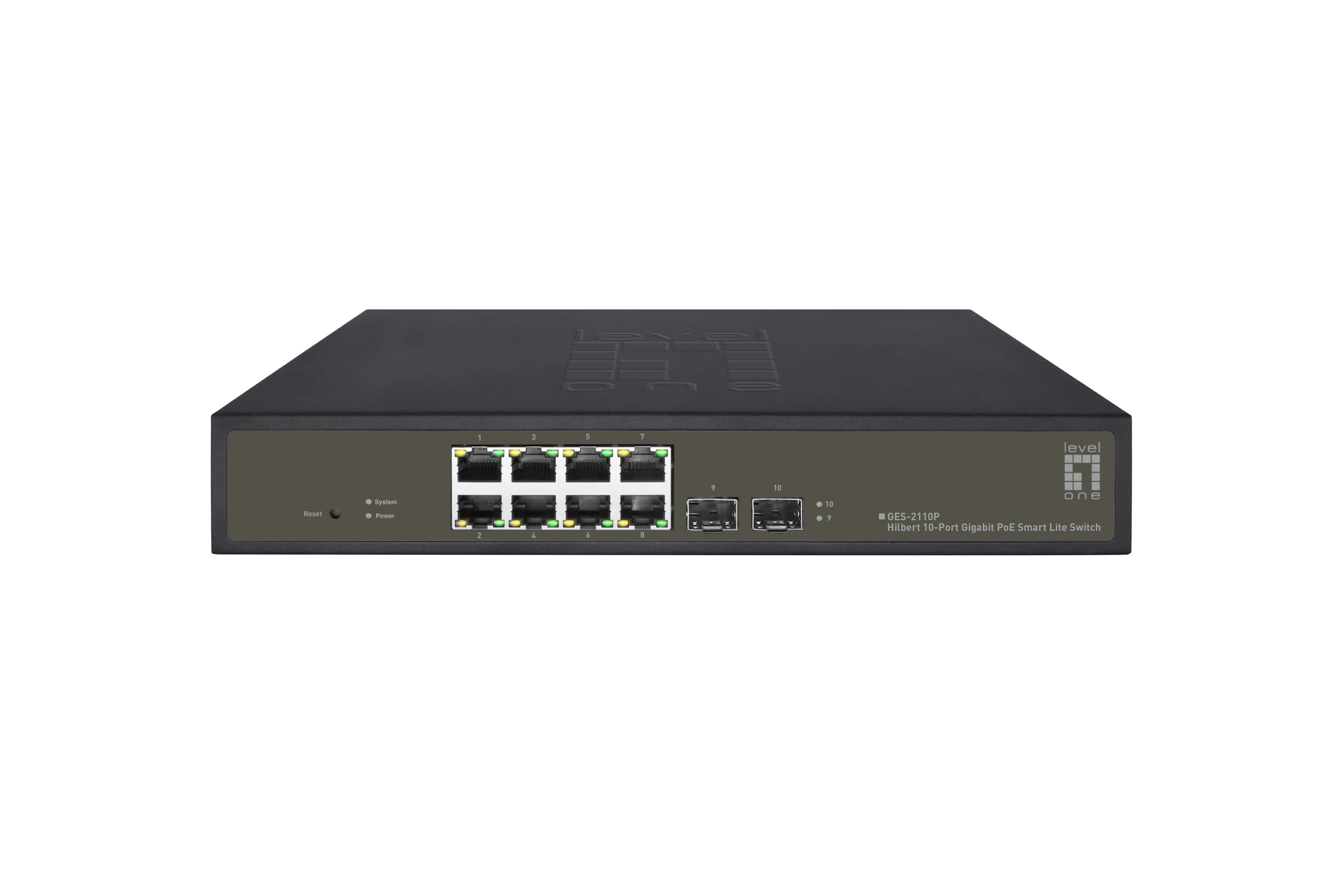 LevelOne GES-2110P netwerk-switch Managed L2 Gigabit Ethernet (10/100/1000) Power over Ethernet (PoE) Zwart (GES-2110P) thumbnail