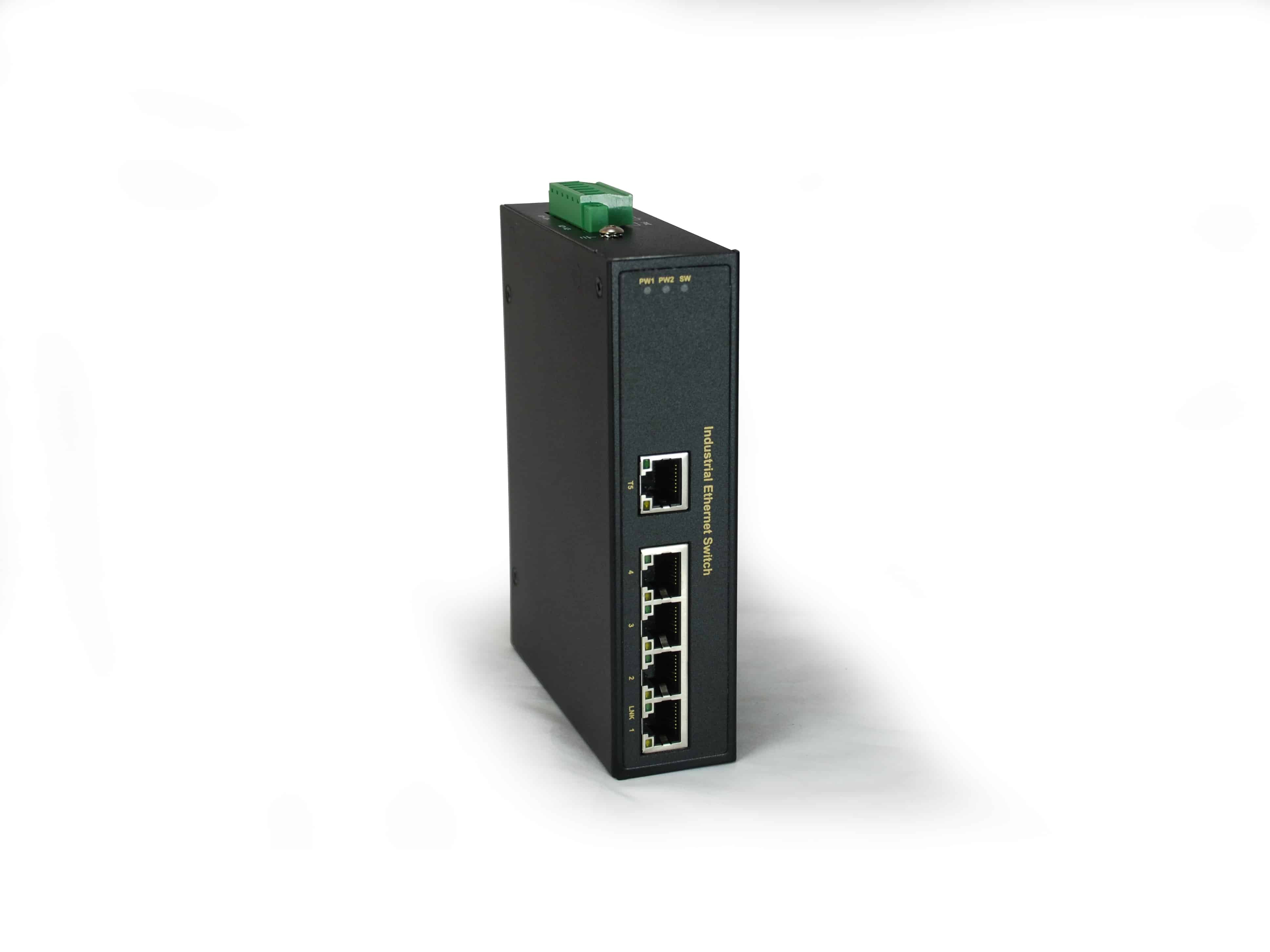 LevelOne IFS-0501 netwerk-switch Unmanaged Fast Ethernet (10/100) Zwart (IFS-0501) thumbnail