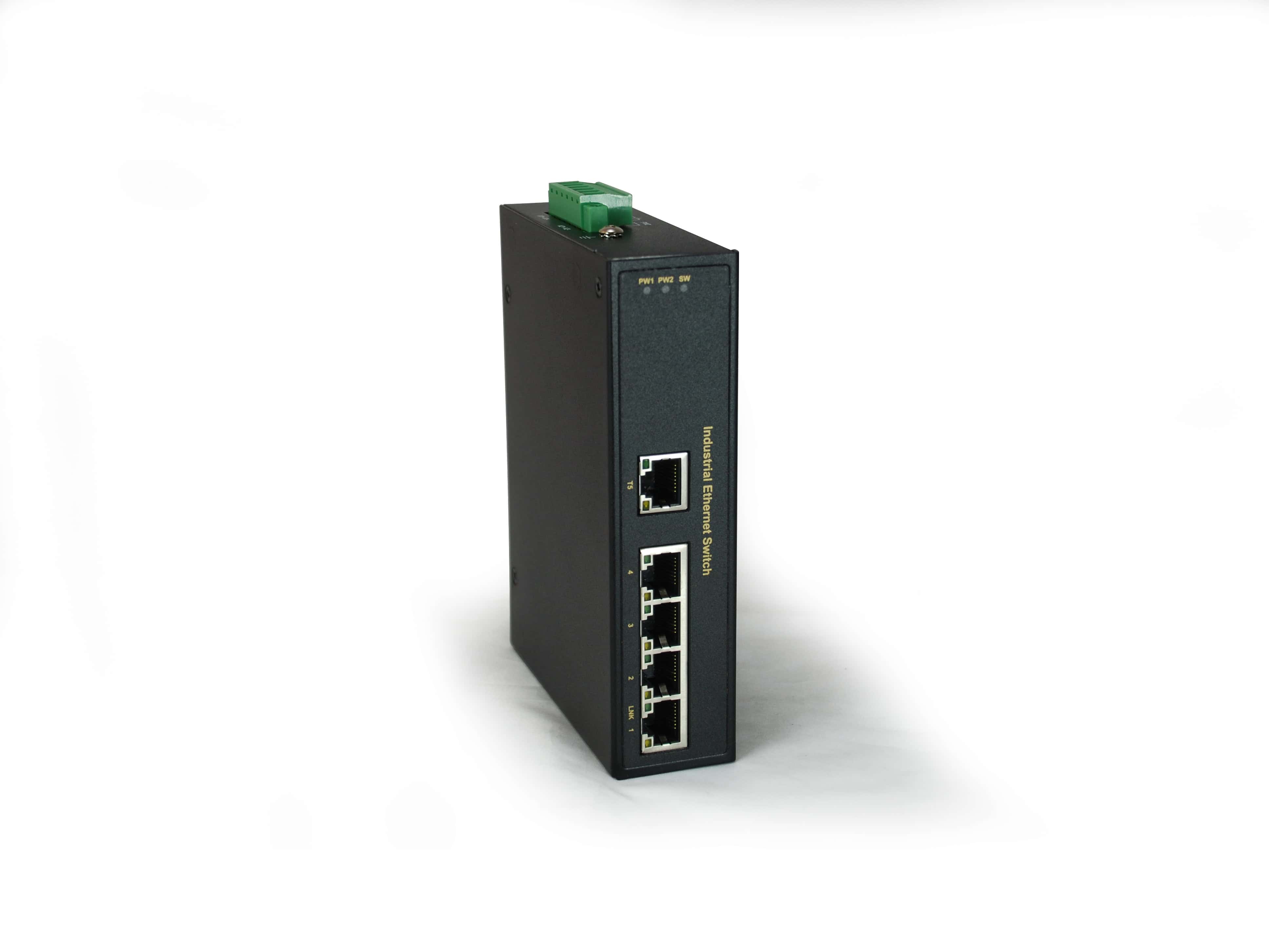 LevelOne IFS-0501 netwerk-switch Unmanaged Fast Ethernet (10/100) Zwart (IFS-0501) thumbnail