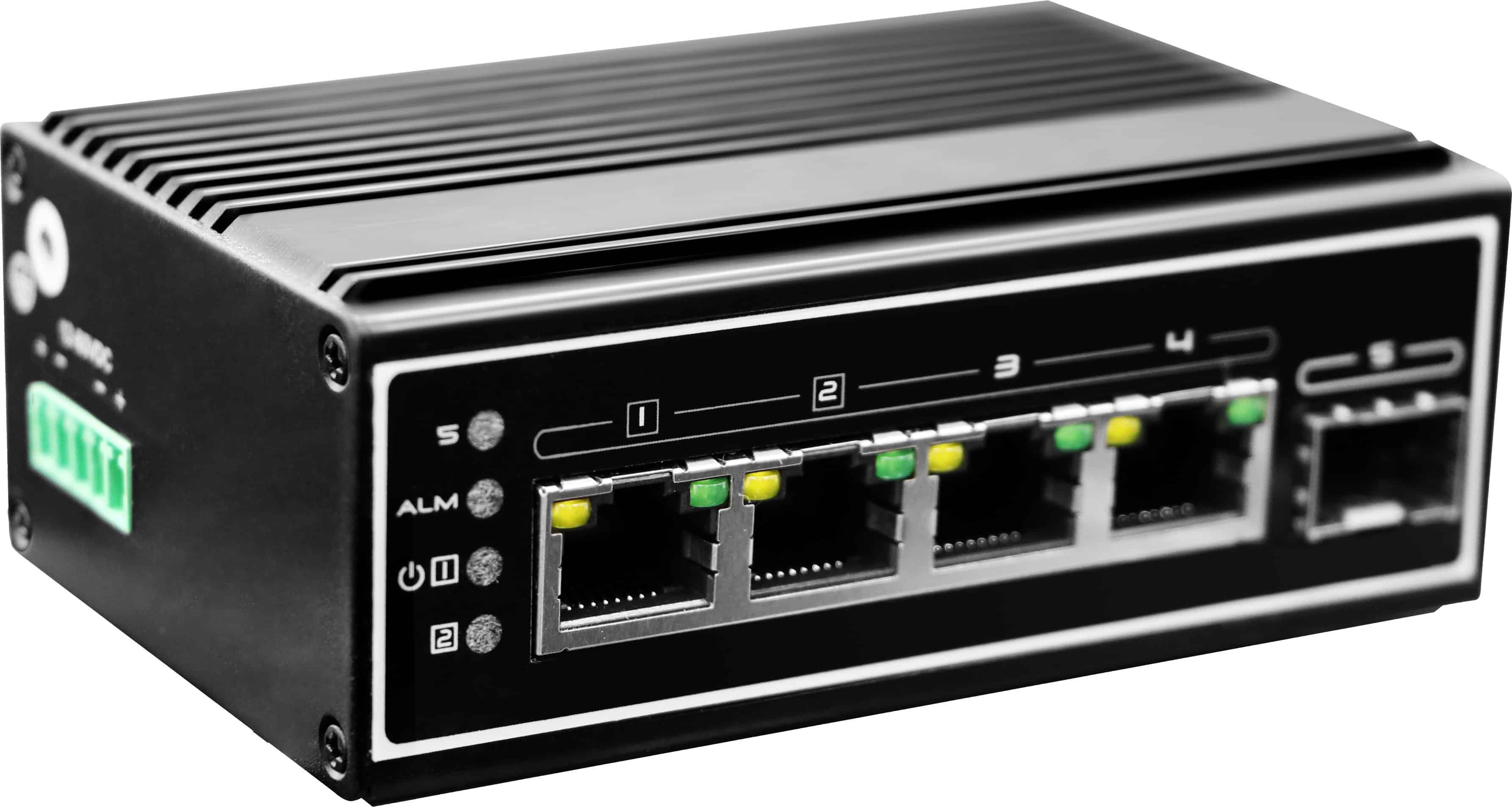 LevelOne IGP-0502 netwerk-switch Unmanaged Gigabit Ethernet (10/100/1000) Power over Ethernet (PoE) Zwart (IGP-0502) thumbnail